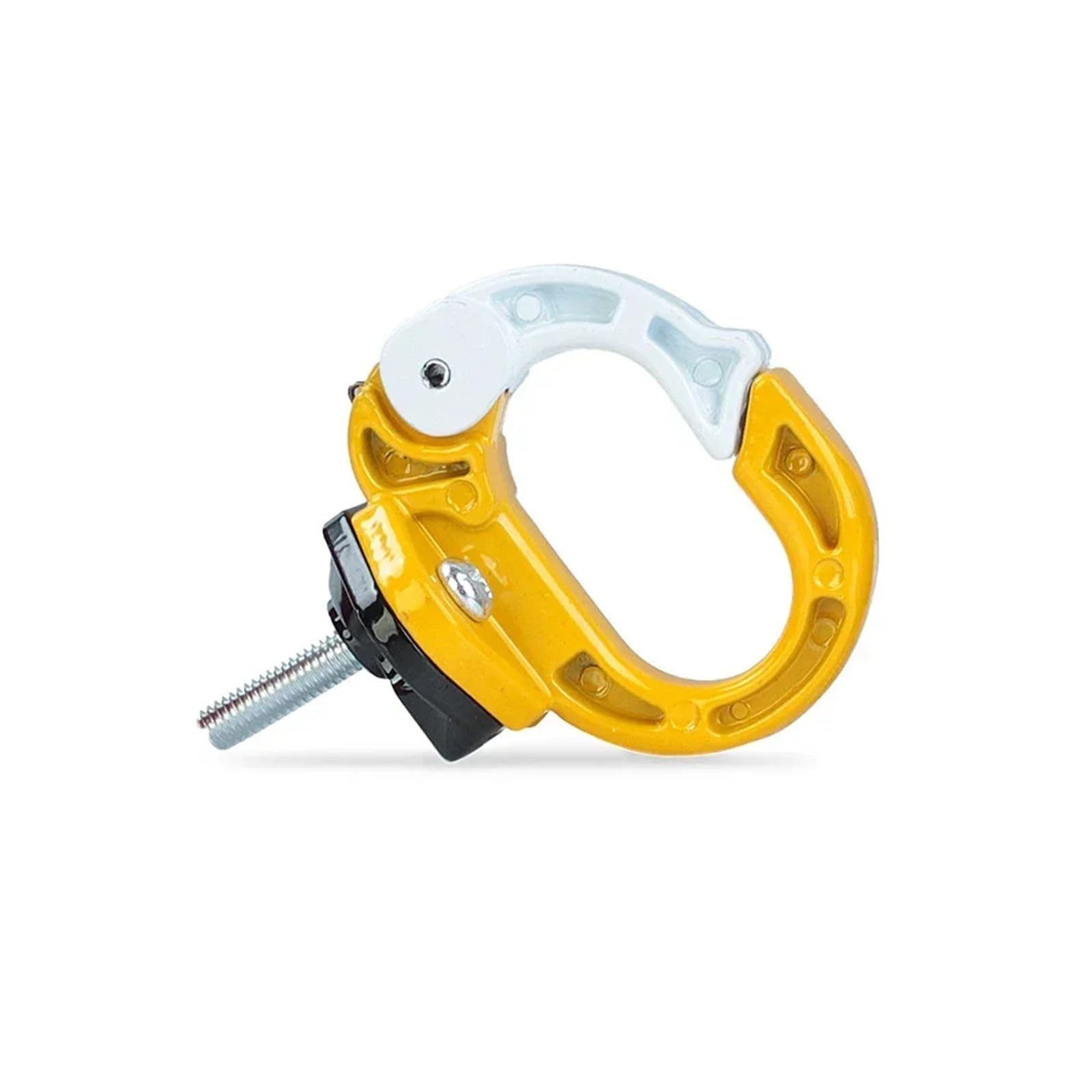 YYFHR Hakenaufhänger for Elektroroller, passend for Xiaomi, M365 1S M365 Pro, 4 Haken, Aufhängetasche, Klauenhaken, Zubehör Scooter-Fronthakenaufsatz(Yellow Single Hook) von YYFHR