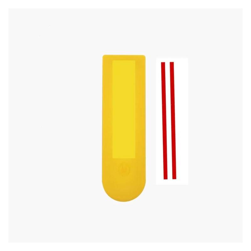 YYFHR Schutzhülle for das Armaturenbrett des Elektrorollers, passend for Segway, passend for Ninebot, G30 G30D Panel-Display, Silikonhülle Armaturenbrett-Schutz für Elektroroller(Light yellow) von YYFHR