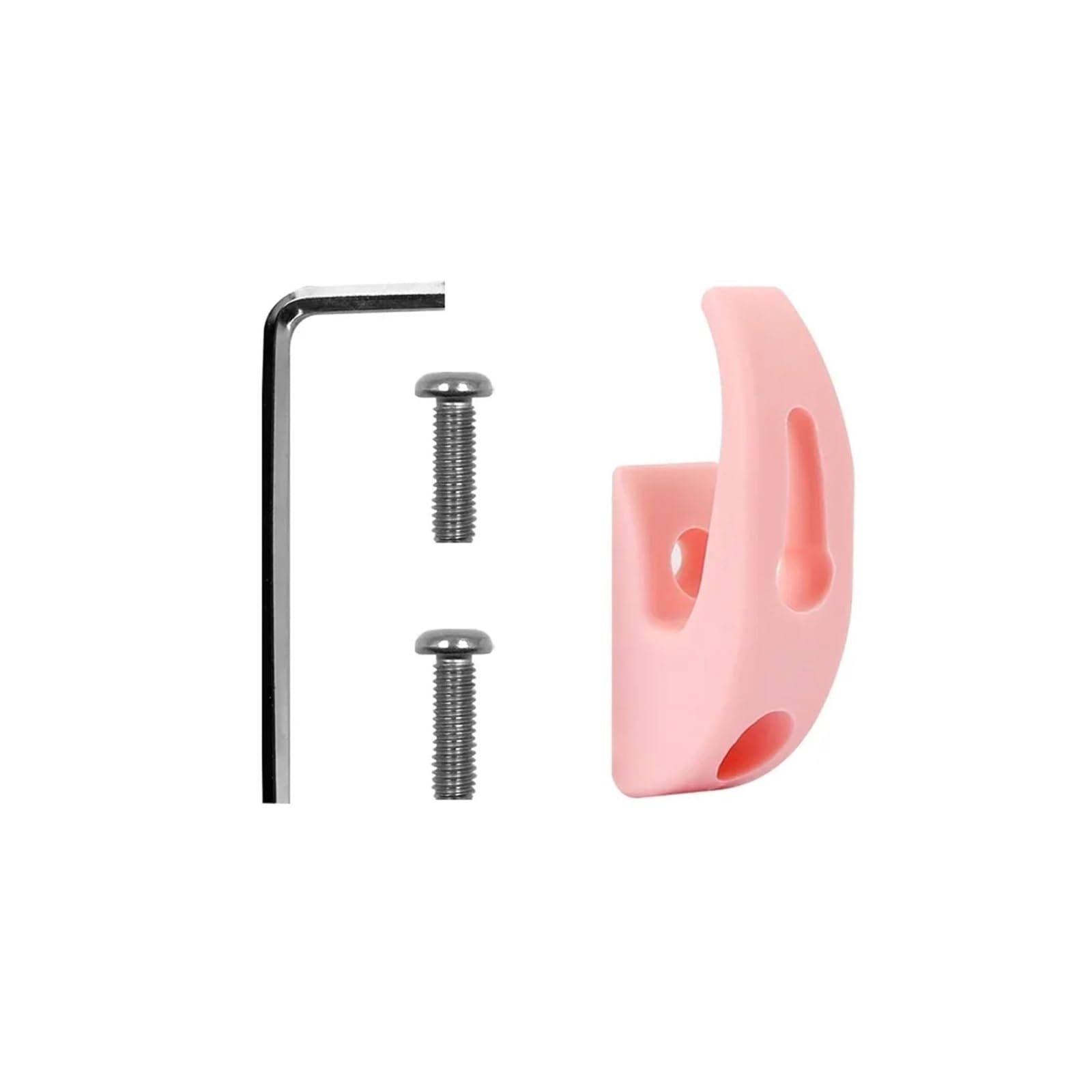 YYFHR Vorderer Hakenaufhänger for Elektroroller, passend for Xiaomi, Mijia M365 Pro 1S Pro2, Aufbewahrungshaken, Griff, Helmtaschen, Klauenroller-Zubehör Scooter-Fronthakenaufsatz(Pink) von YYFHR