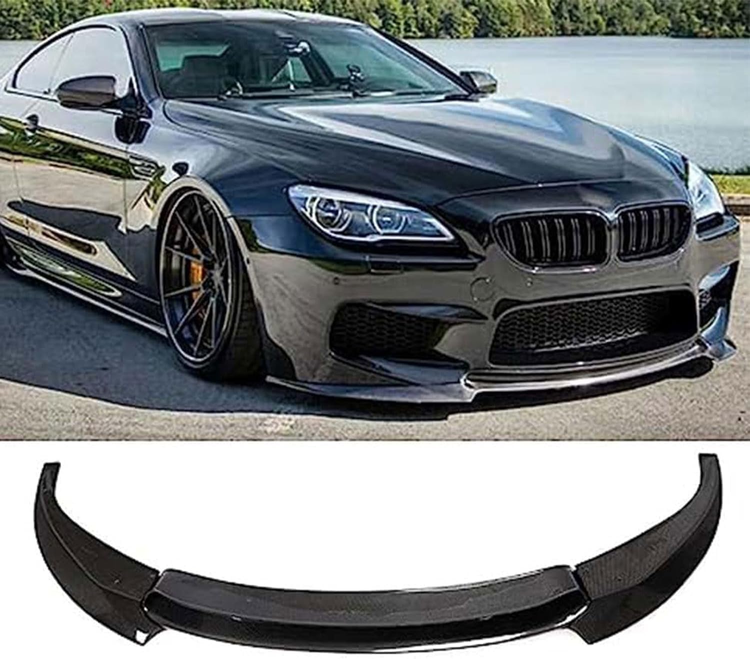 Auto Frontschaufel,kompatibel mit BMW F06 F12 F13 M6 Base Convertible Coupe 2013-2016,Frontspoiler von YYFYYDS