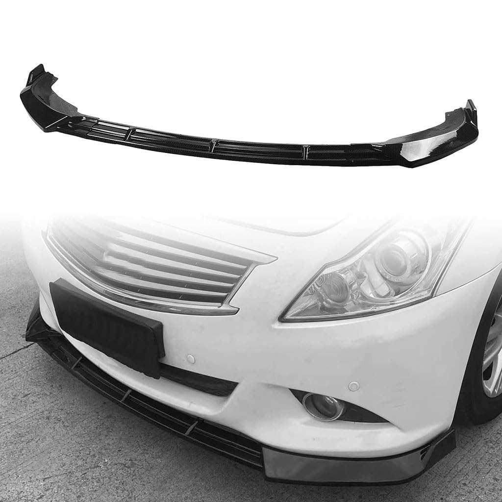 Auto Frontschaufel,kompatibel mit Infiniti G37 Sedan 4 Door Only 2010 2011 2012 2013,Frontspoiler von YYFYYDS