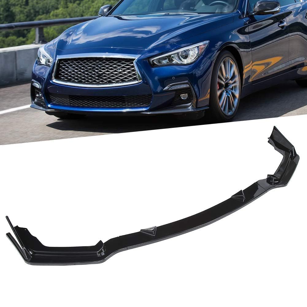 Auto Frontschaufel,kompatibel mit Infiniti Q50 2014 2015 2016 2017,Frontspoiler von YYFYYDS