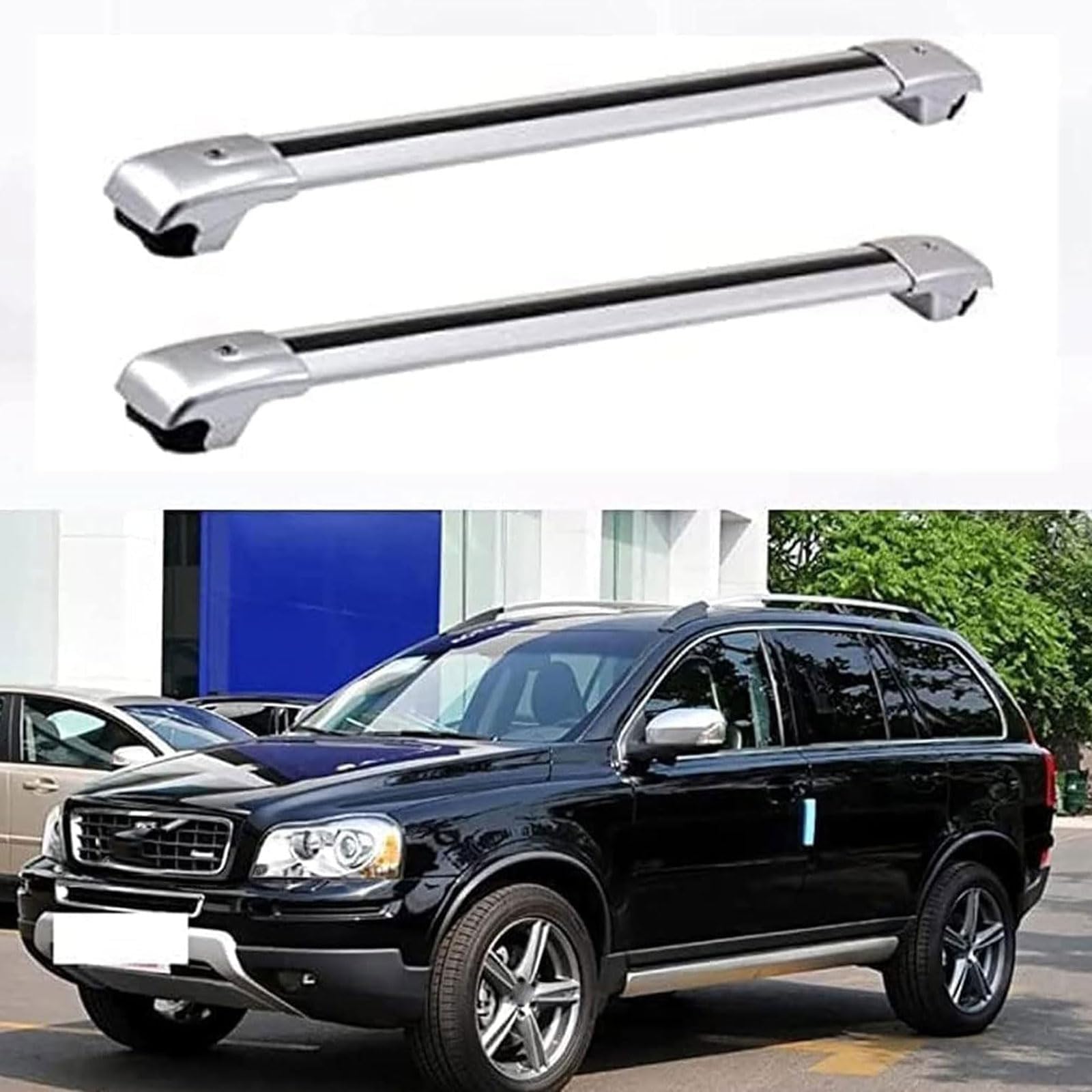 Autoträger Querträger,kompatibel mit Volvo XC90 2003-2011 2012 2013 2014,Dachträger Querträger von YYFYYDS