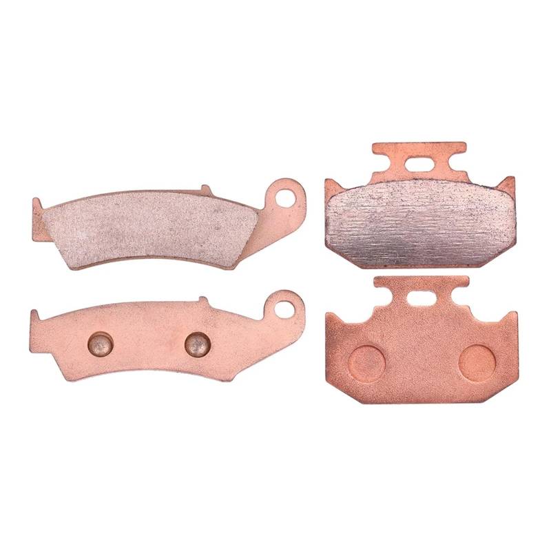 Motorradbremsbeläge For Y&AMAHA For YZ400 WR400 YZ WR 400 FK For S&uzuki DR250 DR350 DR650 DR 250 350 650 For K&awasaki Motorcycle Front Rear Brake Pads(Copper Front Rear) von YYFhck