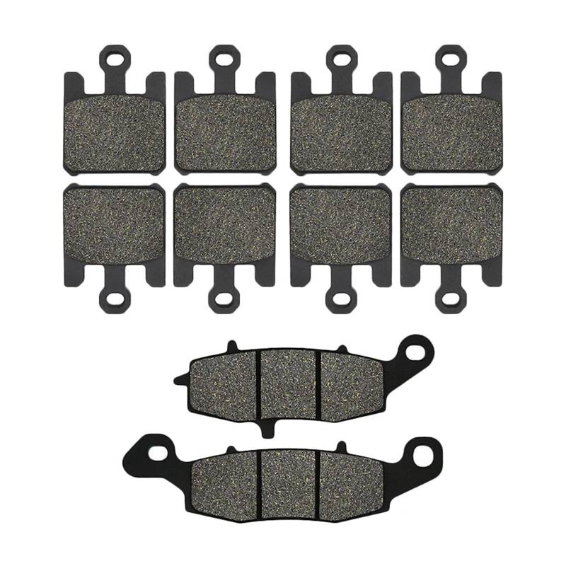 Motorradbremsbeläge Für K&awasaki VN1600 Für Vulcan VN 1600 Für Mean Streak 2005-2008 Motorrad Vorne Und Hinten Bremsbeläge(Front and Rear) von YYFhck