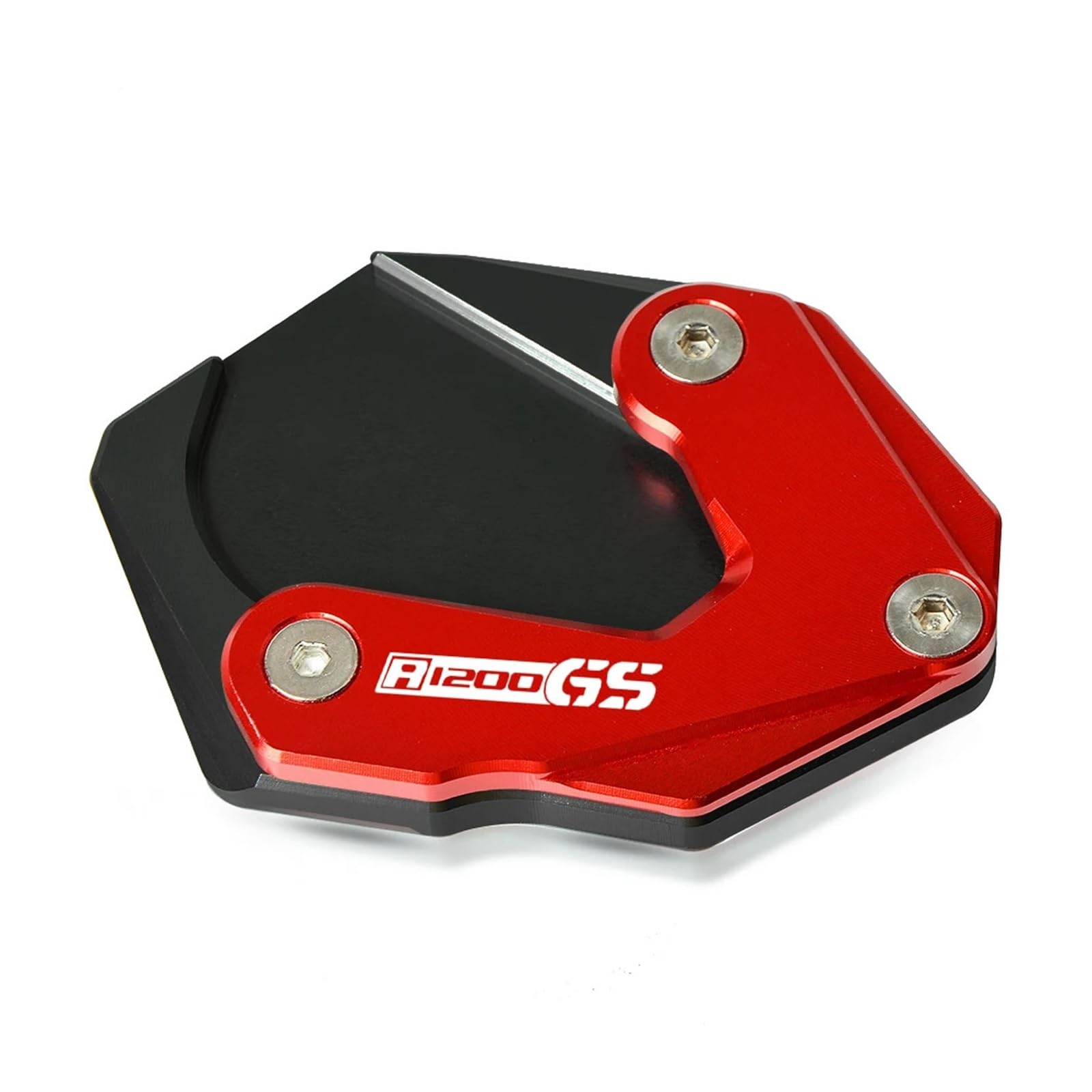 YYFhck Motorrad-Ständerpolster FÜR R 1200 GS LC R1200GS Rallye 2012-2018 Motorrad Kickstand Fuß Seite Stehen Pad Unterstützung Platte Vergrößern Stehen(Red) von YYFhck