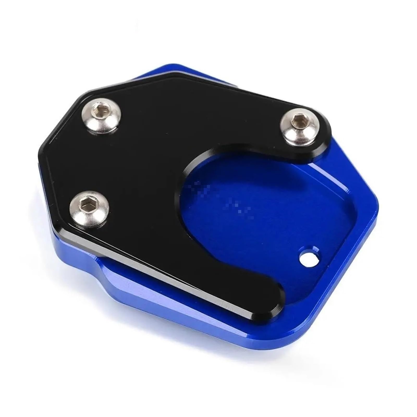 YYFhck Motorrad-Ständerpolster Für H&onda CBR600RR CBR 600 RR CBR 600RR CBR600 RR 2013-2015 Motorrad Fußseitenständer Pad Platte Kickstand Enlarger Support Extension(Blue Black) von YYFhck