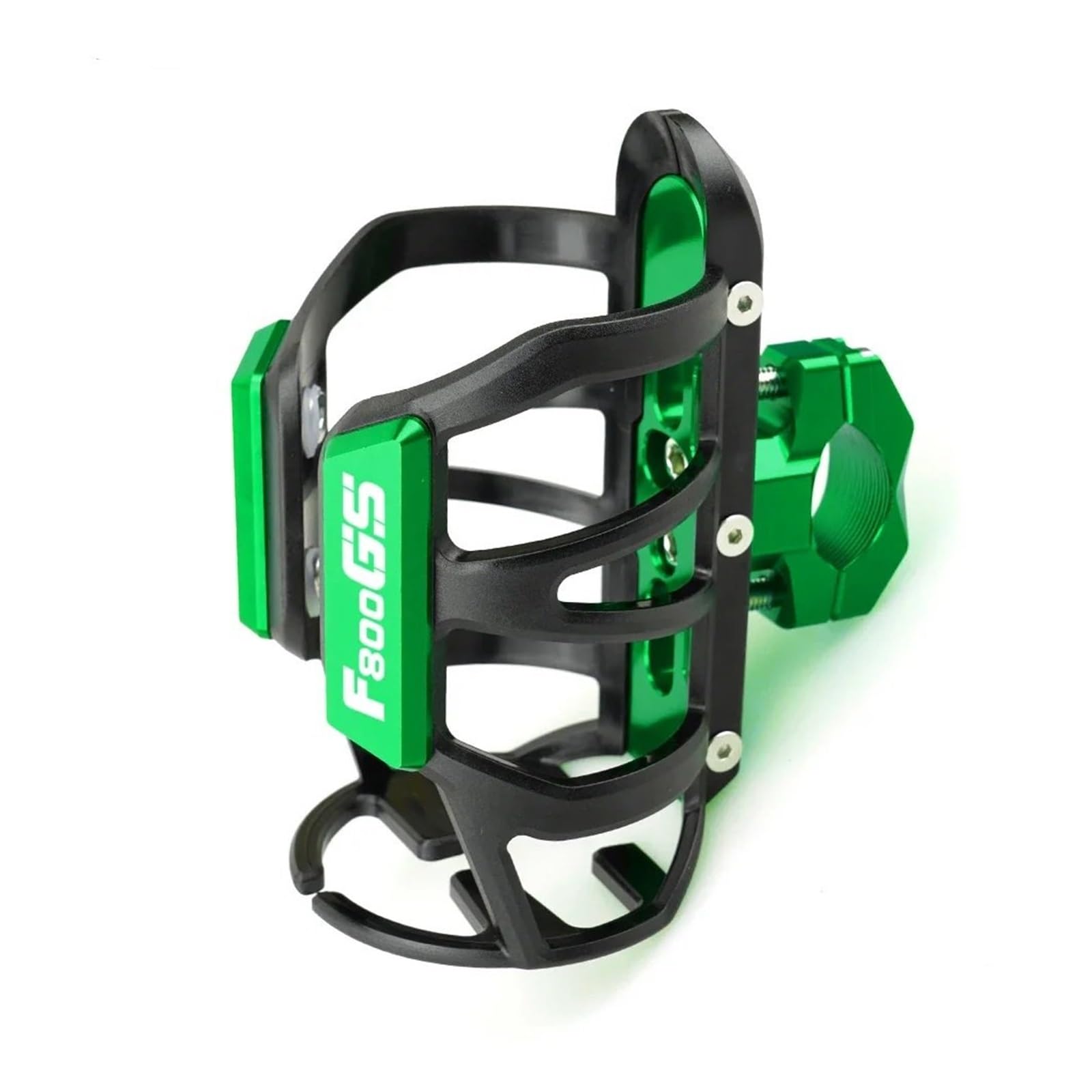 YYFhck Universeller Getränkehalter Für F800GS F800 GS Alle Jahre Motorrad CNC Getränkebecherhalter Getränke Wasserflaschenhalter(Green) von YYFhck