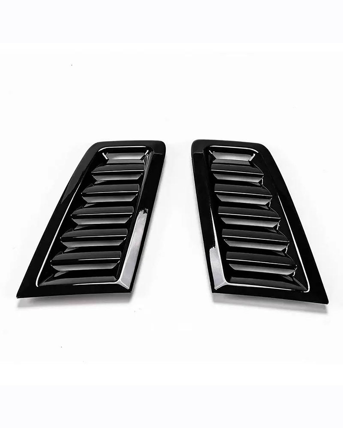 Lufteinlass Schaufel Für Ford Für Mustang 2015 2016 2017 2018 2019 2020 2021 2 Stücke Auto Motorhaube Air Vent Trim ABS Motorhaube Air Outlet Abdeckung(A) von YYGGWL