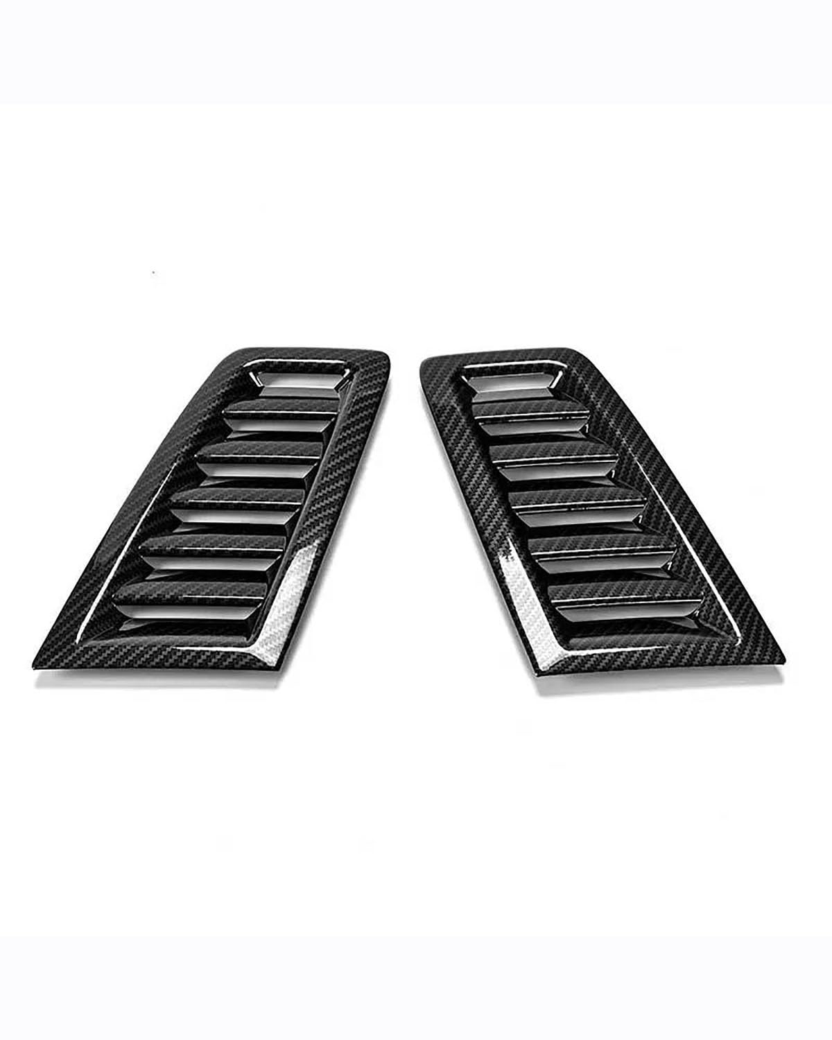 Lufteinlass Schaufel Für Ford Für Mustang 2015 2016 2017 2018 2019 2020 2021 2 Stücke Auto Motorhaube Air Vent Trim ABS Motorhaube Air Outlet Abdeckung(B) von YYGGWL