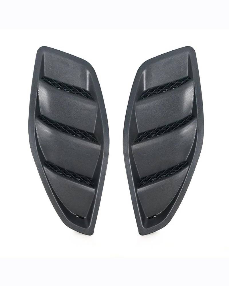 Lufteinlass Schaufel Für JK Für Wrangler 2007-2017 Auto 2PCS Motorhaube Dome Lamellen Lufteinlassöffnungen Lünette Aufkleber(B) von YYGGWL