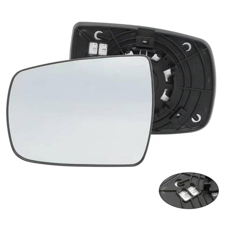 YYQWEE Spiegelglas Ersatz für Kia Sorento (XM) 2009-2012 2013 2014, Links Rechts Außenspiegel Spiegelglas Beheizbar mit Trägerplatte, AutozubehöR,Left von YYQWEE