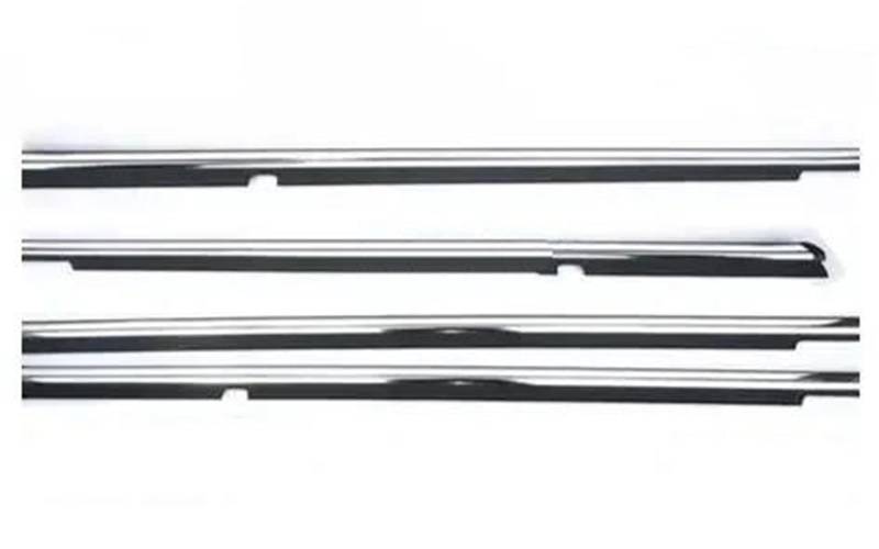 Autoteile 4 Stück Autofenster Glas Gummi Glasschutz Dichtungsdichtung Für Hyundai IX35 2010 2011-2015 82210-2S000(Chrome Outside) von YYTEMD