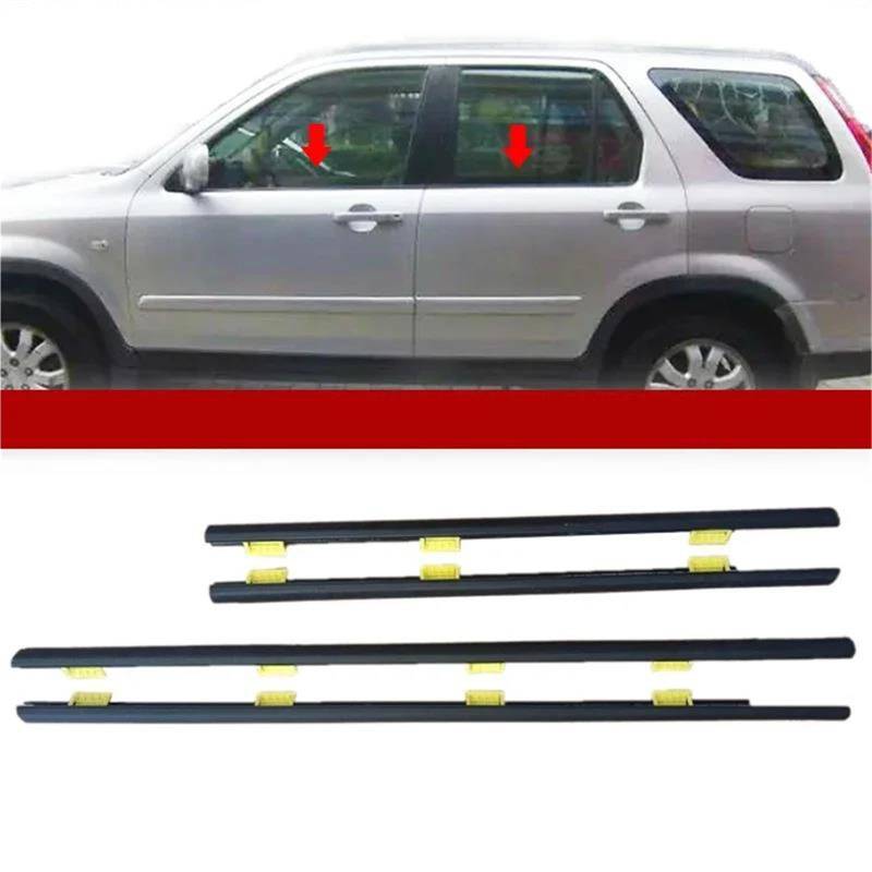 Autoteile Auto-Seitenfenster-Wetterstreifen, Fensterglas-Dichtstoff-Dichtungsstreifen Für CRV 2002 2003 2004 2005 2006 72410-S9A-003 von YYTEMD