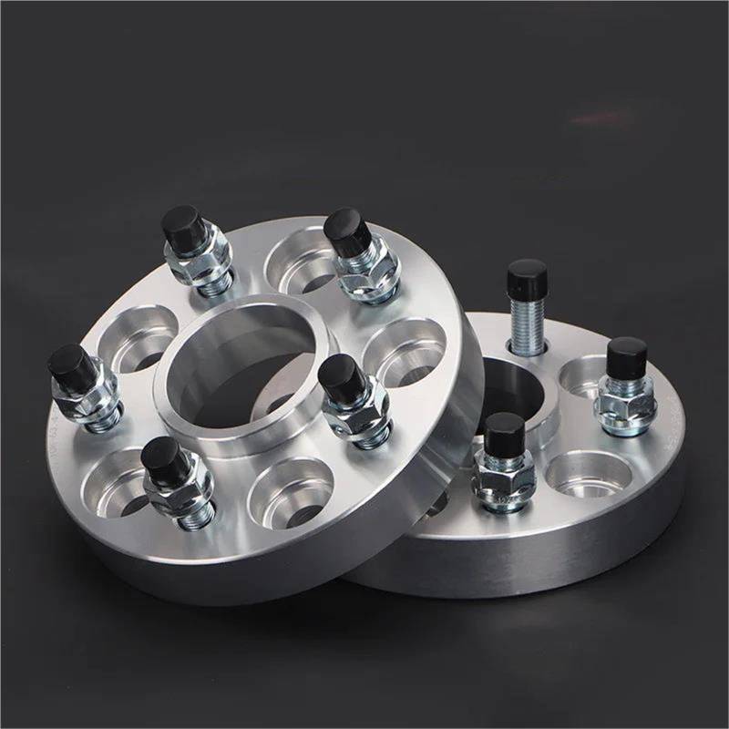 Ohrgeschmiedete Abstandshalter 2 STÜCK 15/20/25/30 Mm PCD 5x100 CB 54,1 Mm Spurverbreiterung Adapter Aluminium Spurverbreiterung Für TOYOTA Für Crown GT2000 Für Prius(20MM Silver) von YYTEMD