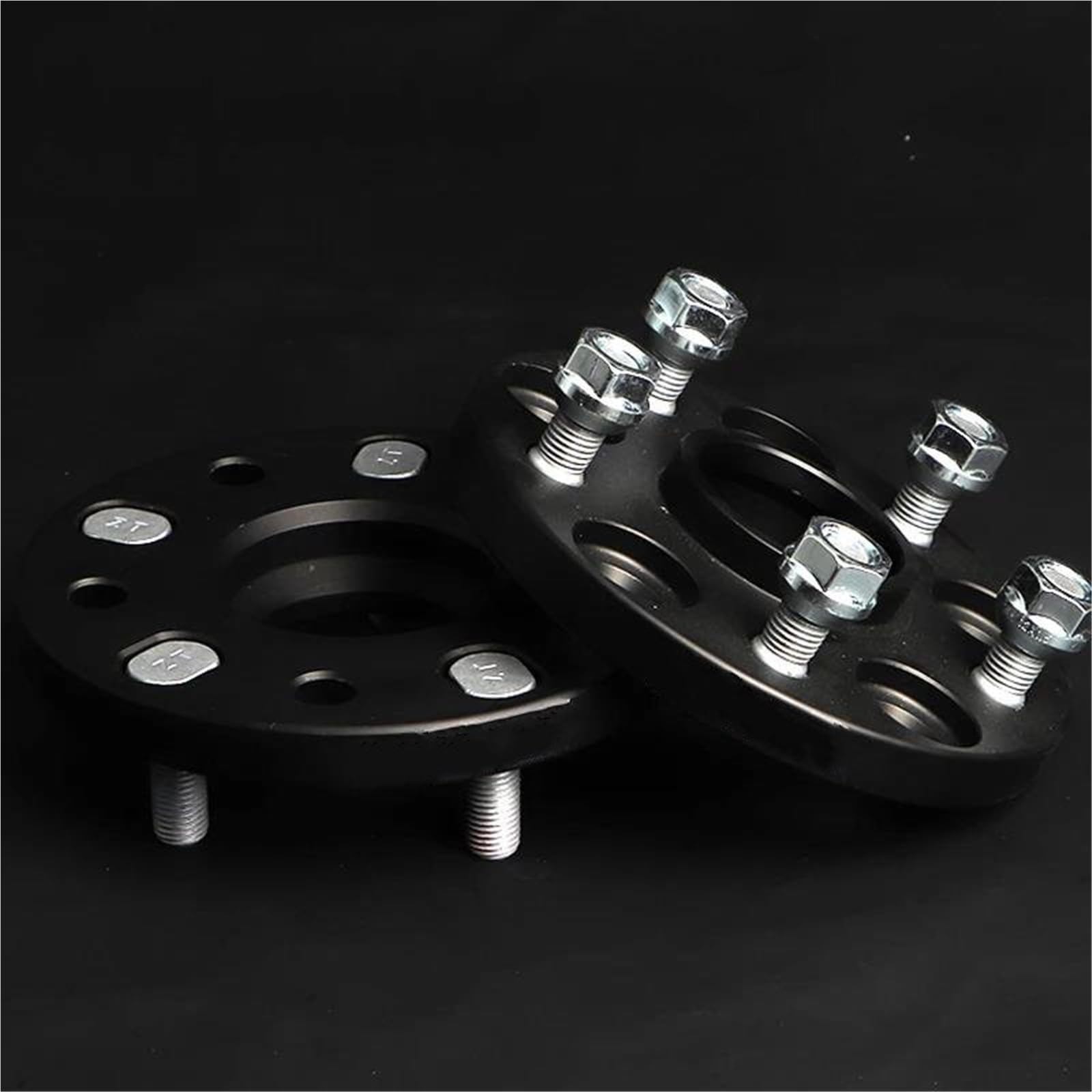 Ohrgeschmiedete Abstandshalter 2 Stücke 15/20/25/30/35/40/45/50/70mm 5x 10 0 56,1mm Auto Aluminium Rad Spacer Adapter Für Toyota 86(20mm Black) von YYTEMD