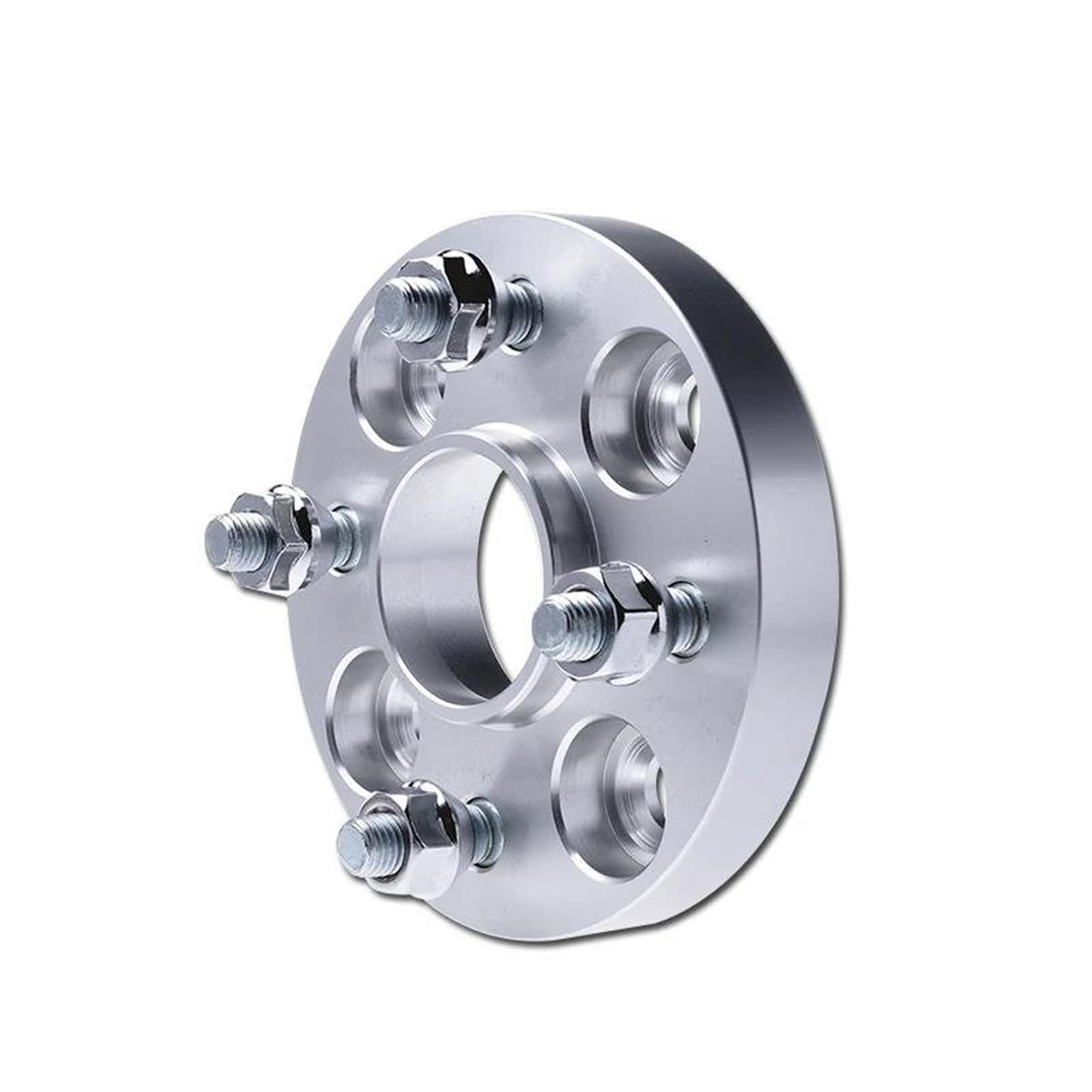 Ohrgeschmiedete Abstandshalter 2 Stücke PCD 4x108 CB 63,4mm Auto Rad Spacer Verbreiterung Adapter Für Ford Für Ecosport Für Fiesta Für Mustang 1974-1993(Silver-20mm) von YYTEMD