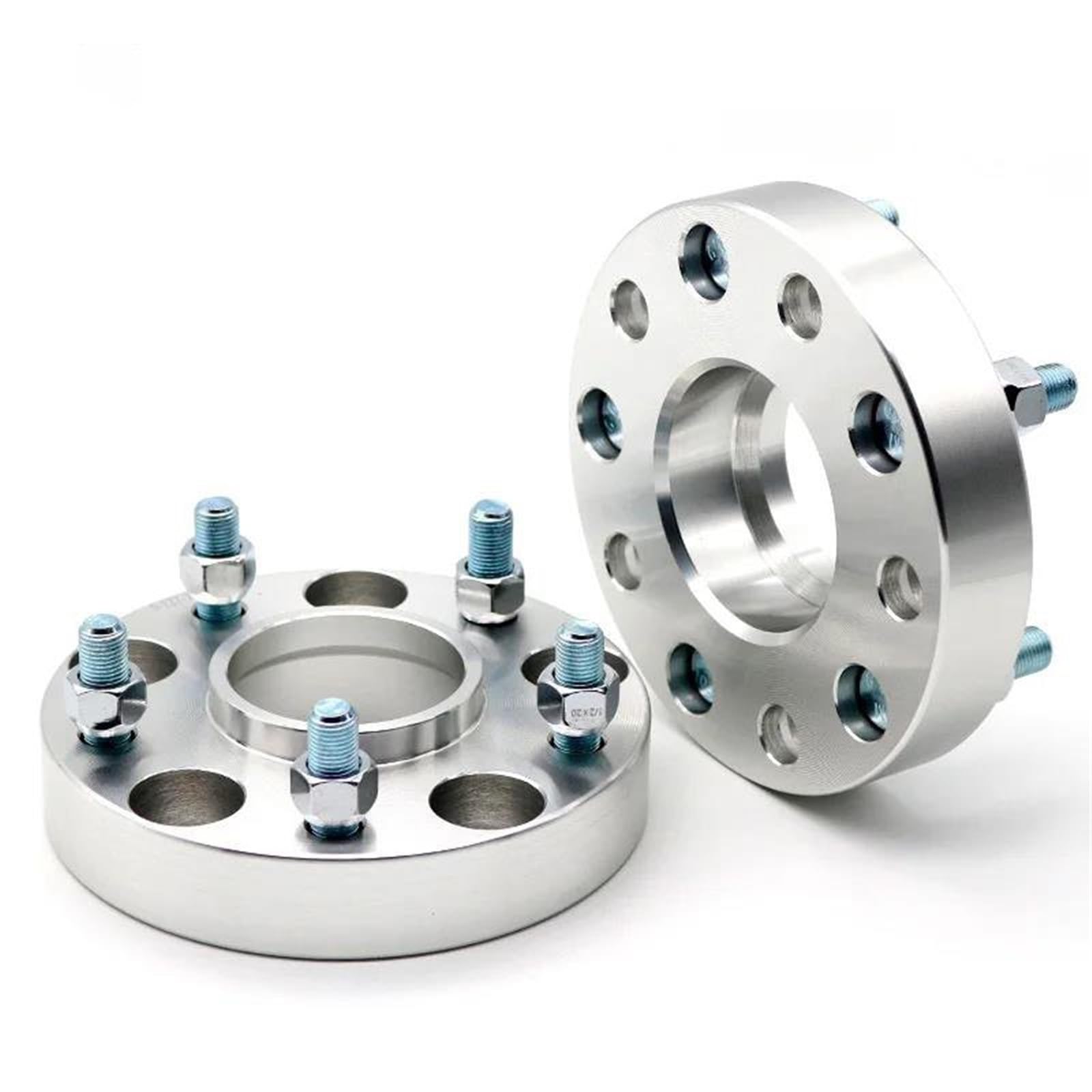 Ohrgeschmiedete Abstandshalter Adapter-Kit Für Auto-Radabstandshalter Für Nissan 350Z 370Z GTR Für Maxima Für Altima Für Fuga Für Leaf Für Maxima Für Bluebird(30mm Silver) von YYTEMD