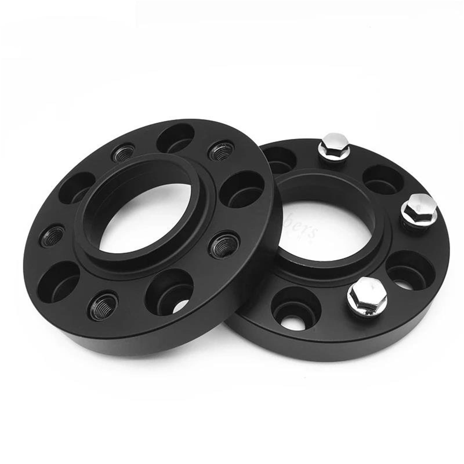 Ohrgeschmiedete Abstandshalter Auto Eingebettete Muttern Rad Verbreiterung Spacer Adapter 5x130 Für SSANGYONG Für Rexton Für Rodius Für Kyron Für Musso(Black 50mm) von YYTEMD