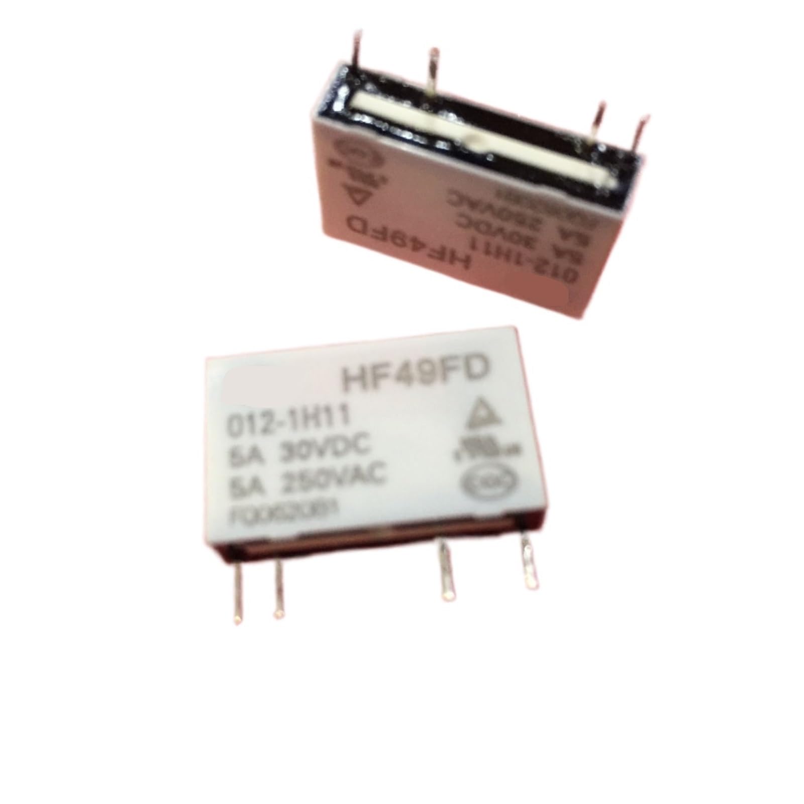 10pcs/lot HF relay HF49FD-005-1H11 HF49FD-012-1H11 HF49FD-024-1H11 replace PA1A JZC-49F HF49F 1H1 5A 250VAC 4pin YYVFLAUX(012V) von YYVFLAUX