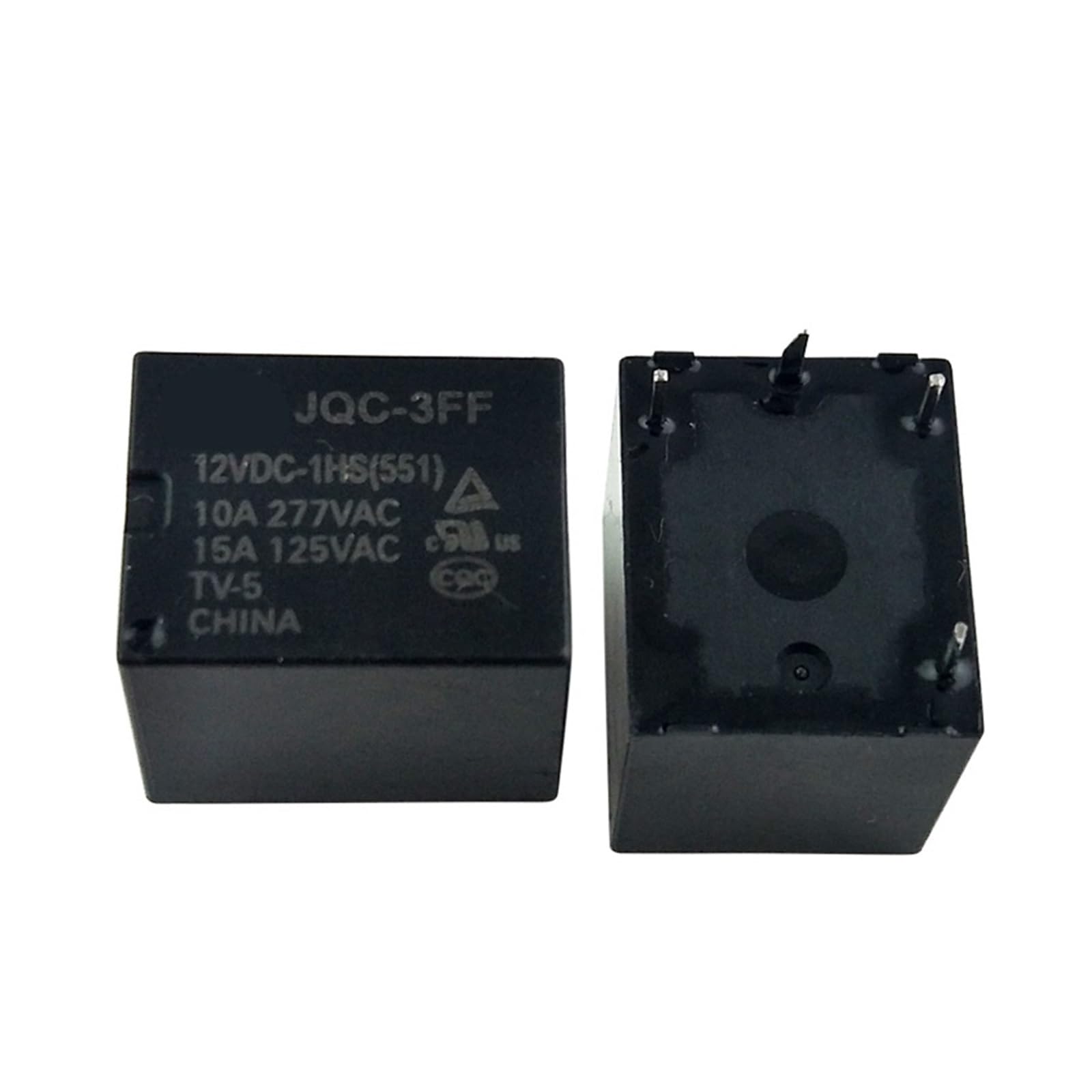 10pcs Jqc-3ff-12vdc-1zs 5vdc 12vdc 24vdc 5PIn 10a Relay YYVFLAUX(24V) von YYVFLAUX