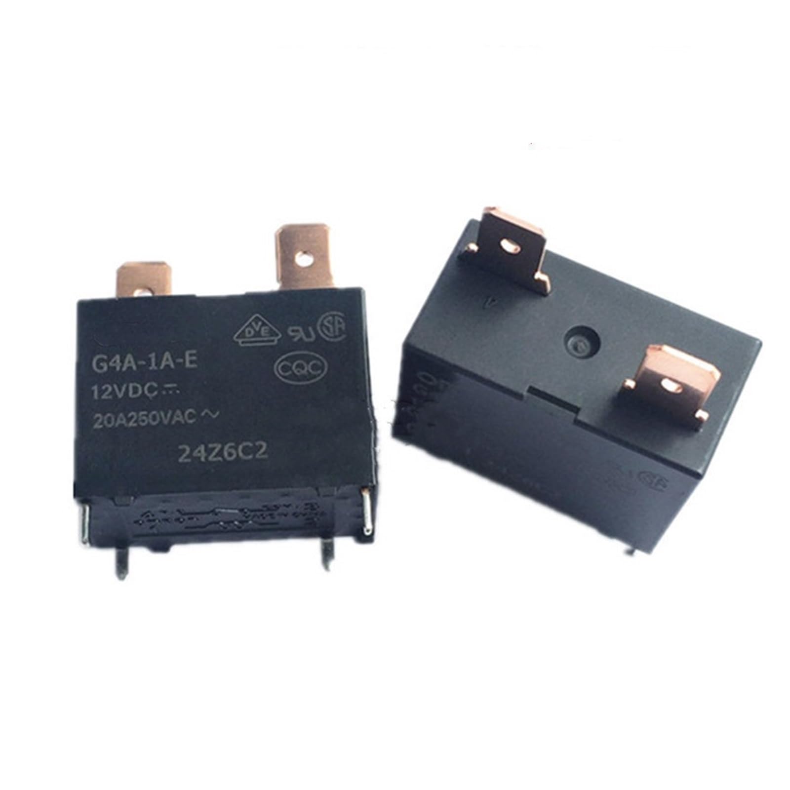 2PCS/lot Power Relay G4A-1A-E G4A-1A-E-5VDC G4A-1A-E-12VDC G4A-1A-E-24VDC G4A 1A E 5V 12V 24V 20A 4PIN YYVFLAUX(G4A-1A-E-12VDC) von YYVFLAUX