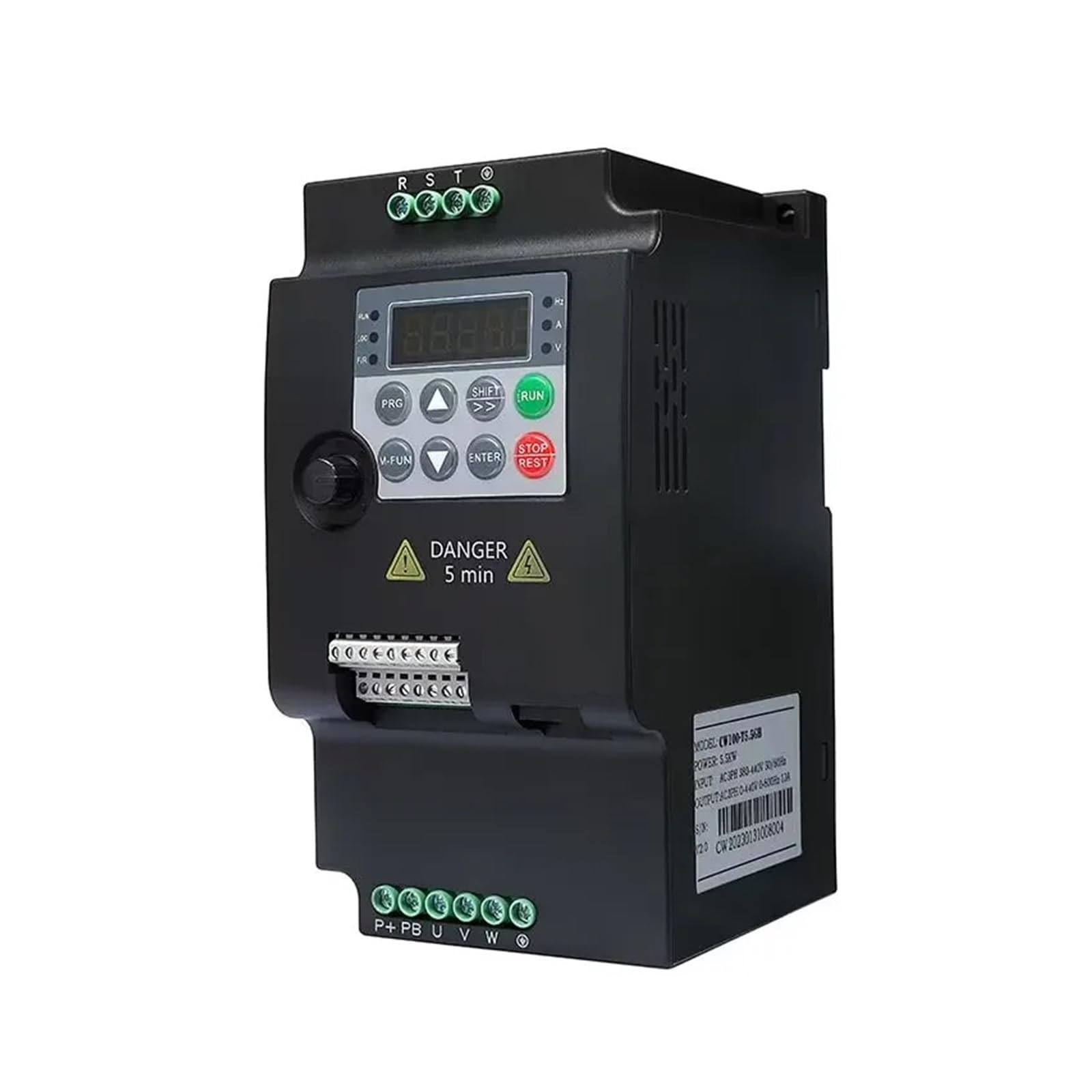 380V 220V VFD Variable Frequency Driver Converter Inverter 0.75/1.5/2.2/4/5.5KW electronic starter Speed Controller 3 phase output YYVFLAUX(5.5KW,3 PHASE 380VAC_3 PHASE 380VAC) von YYVFLAUX