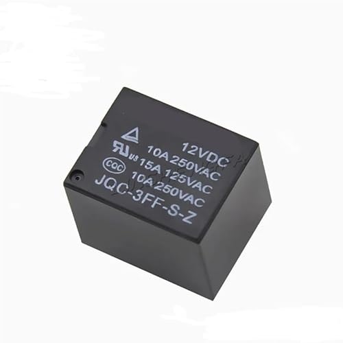 50PCS Relay JQC-3FF-S-Z 5VDC 12VDC 24VDC 5PIN 10A/250VAC 5V 12V 24V YYVFLAUX(JQC-3FF-S-Z 12VDC) von YYVFLAUX