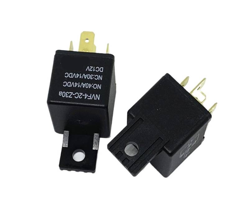 5PCS/lot Automobile relay NVF4-2C-Z30a NVF4-2C-Z30a-DC12V DC24V NVF4 2C Z30a 40A 30A 4PIN Alarm car relay YYVFLAUX(NVF4-2C-Z30a DC12V) von YYVFLAUX