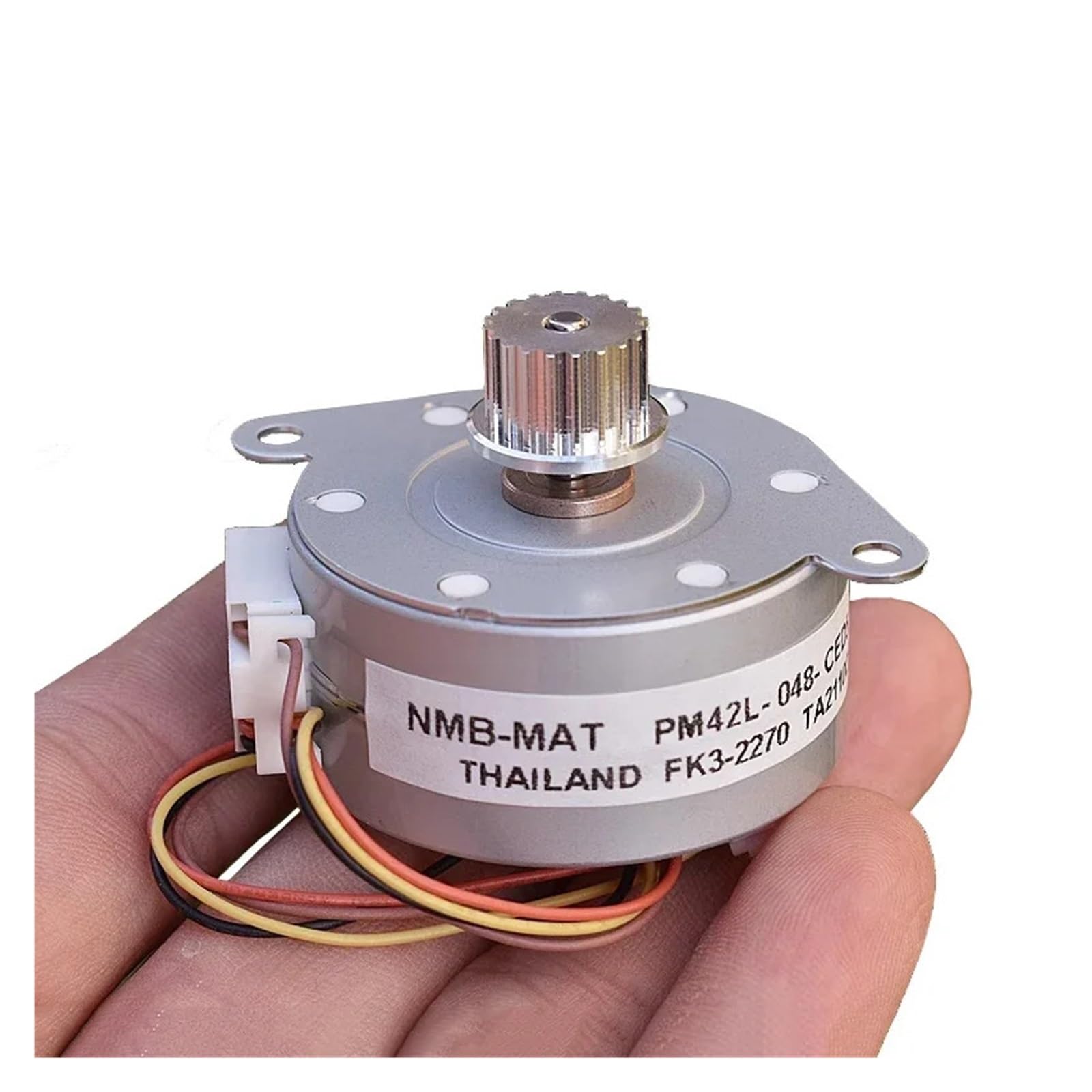 NMB PM42L-048 FK3-2270 42mm Round Stepper electronic starter 2-Phase 4-Wire Stepping electronic starter Synchronous Pulley Wheel DIY Printer Copier YYVFLAUX von YYVFLAUX