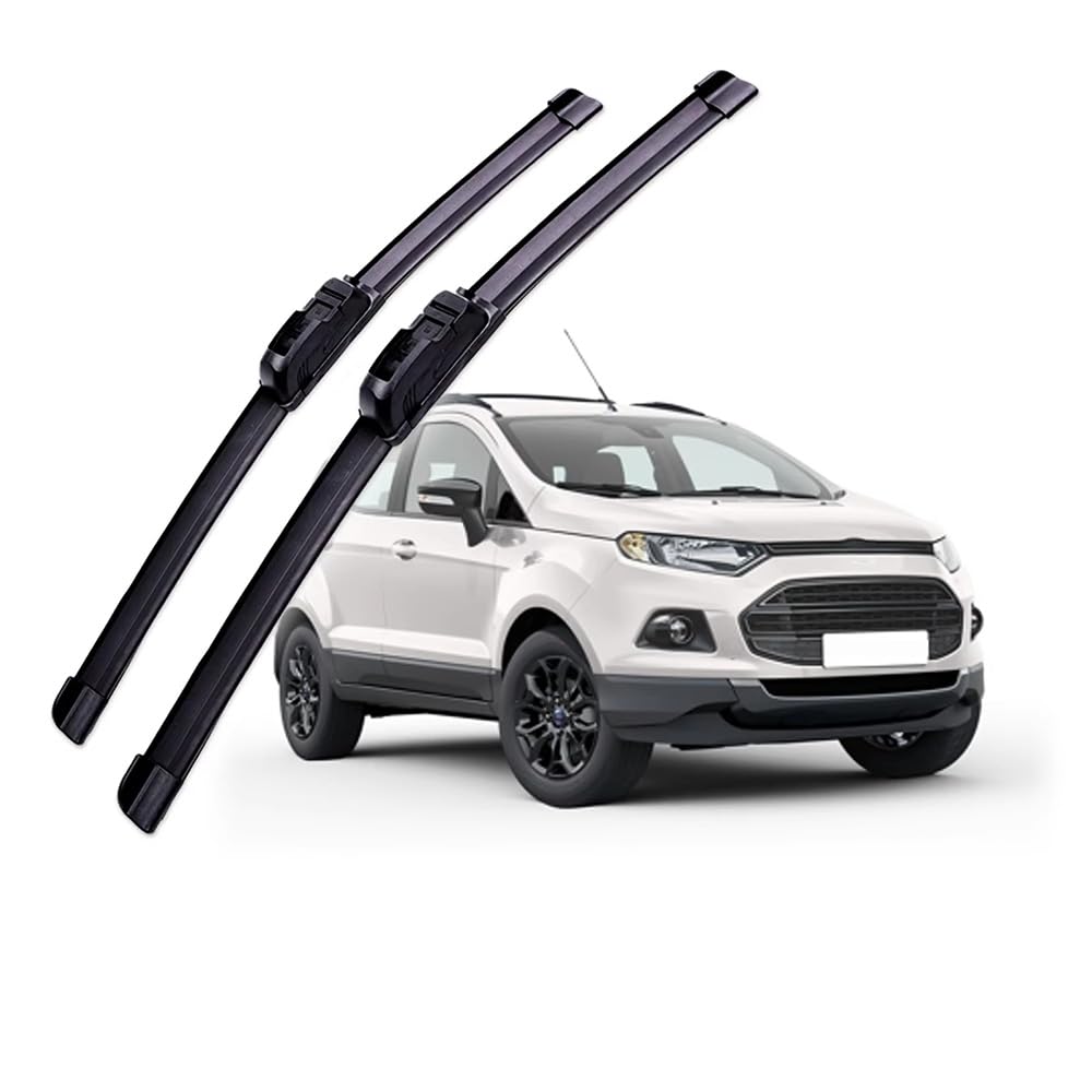 Auto Front Scheibenwischer Blätter Nachfüllgummistreifen, für Ford Ecosport Oceania 2013 2014 2015 2016 2017 Ersatzzubehör von YYYQP