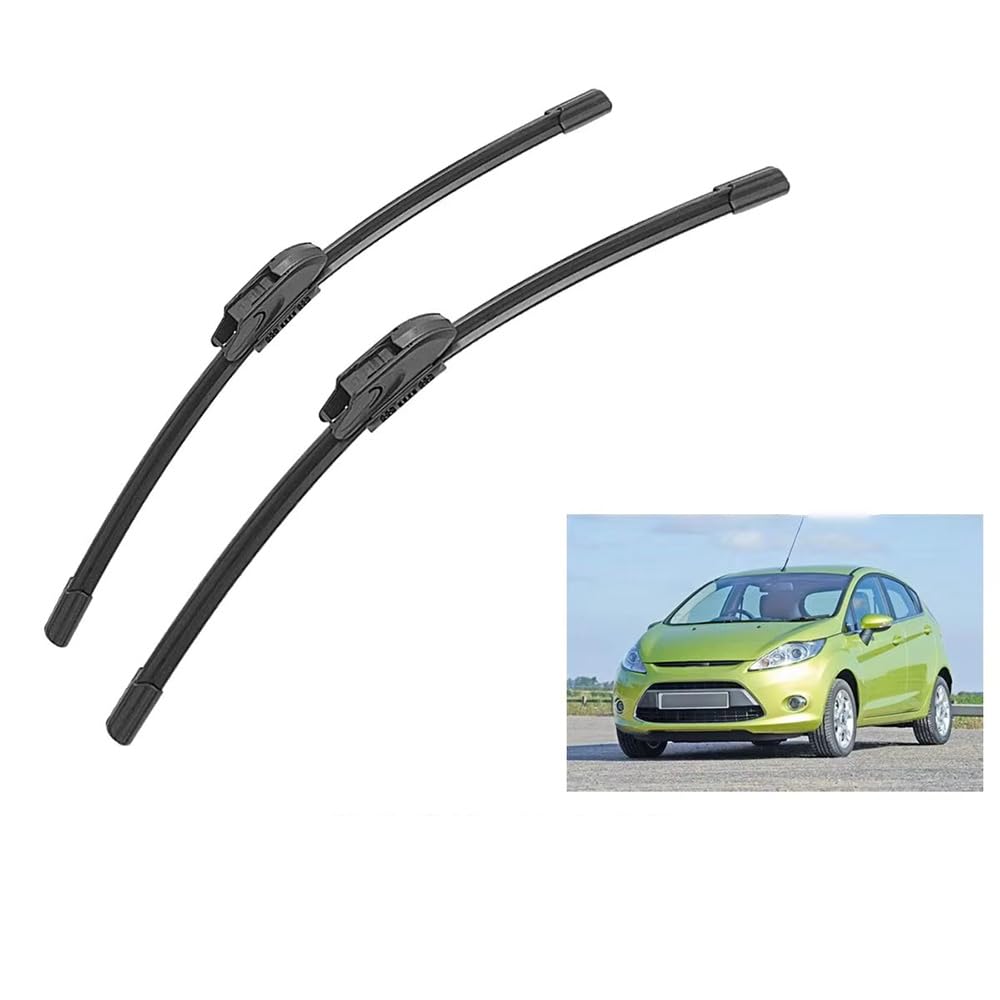 Auto Front Scheibenwischer Blätter Nachfüllgummistreifen, für Ford Fiesta Hatchback 5 MK5 2003-2008 Ersatzzubehör von YYYQP