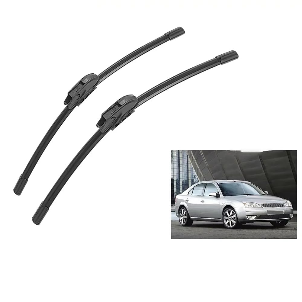 Auto Front Scheibenwischer Blätter Nachfüllgummistreifen, für Ford Mondeo MK3 Hatchback 2001-2007 Ersatzzubehör von YYYQP