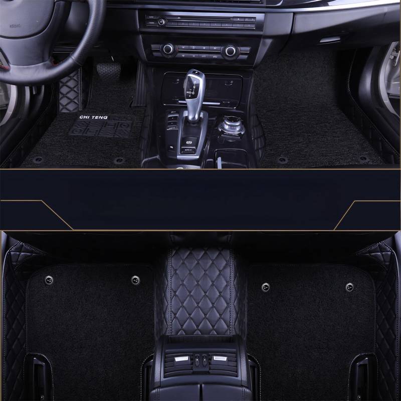 Auto Fussmatten Set für Audi A1 Coupe 2door 2010-2015,Antirutsch Auto fußmatten Satz,Universal Automatte,wasserdichte Automatte,I von YYYYDS