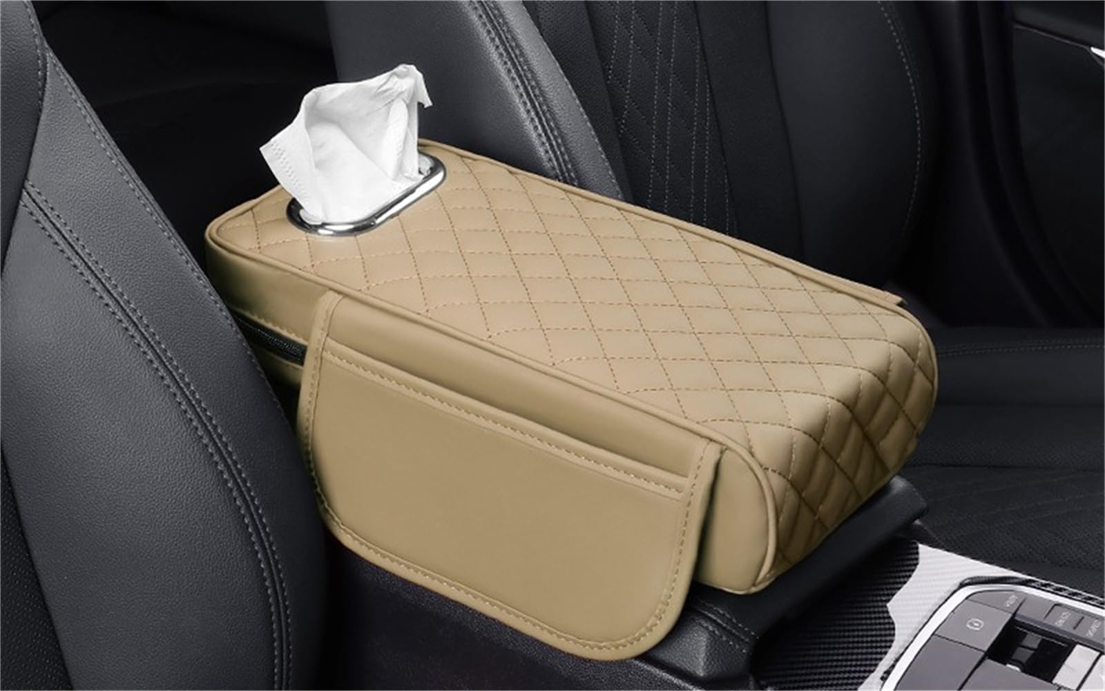 Car Armrest Box Pad für Volvo EX90/XC90/XC70/XC60/XC40 SPA Y20 P24 P2 1998-2022 2023 2024 2025,Auto Armlehne Abdeckung,Mittelkonsole Abdeckung Zubehör,Auto Armlehne Sitz Box Cover Schutz,D von YYYYDS