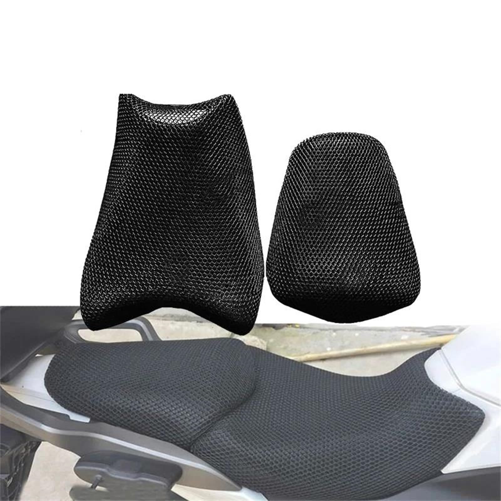 YZCSYBBF 3D Mesh Sitzbezug NC 750X 700X NC 750 X NC750X NC700X NC700XD NC700S Motorrad Anti-Rutsch Stoff Kissen Sitzbezug von YZCSYBBF