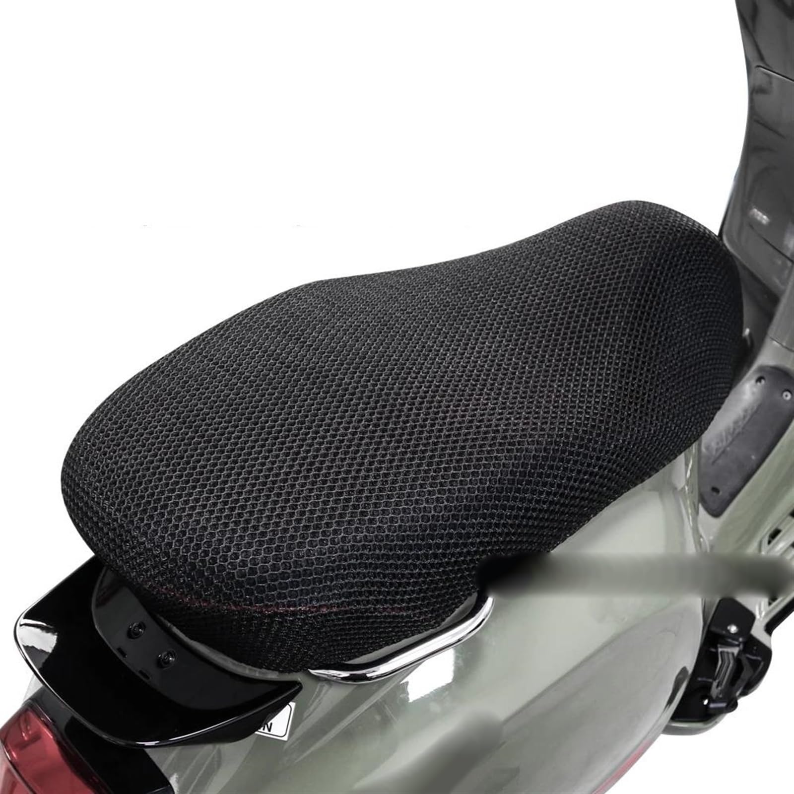 YZCSYBBF Motorrad Anti-Slip 3D Mesh Stoff Sitz Abdeckung Atmungsaktive wasserdichte Kissen Für Vespa Primavera Sprint LX GTS GTV von YZCSYBBF