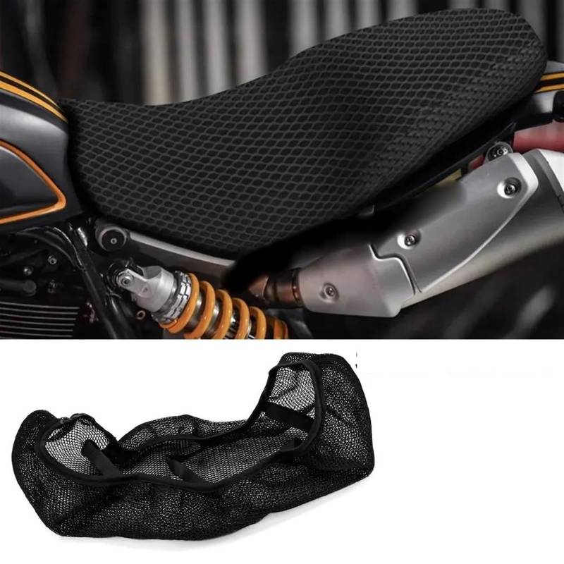 YZCSYBBF Motorrad Für Ducati Scrambler 1100 Sport Pro Anti-Slip 3D Mesh Stoff Schutz Kissen Sitz Abdeckung Spezielle von YZCSYBBF