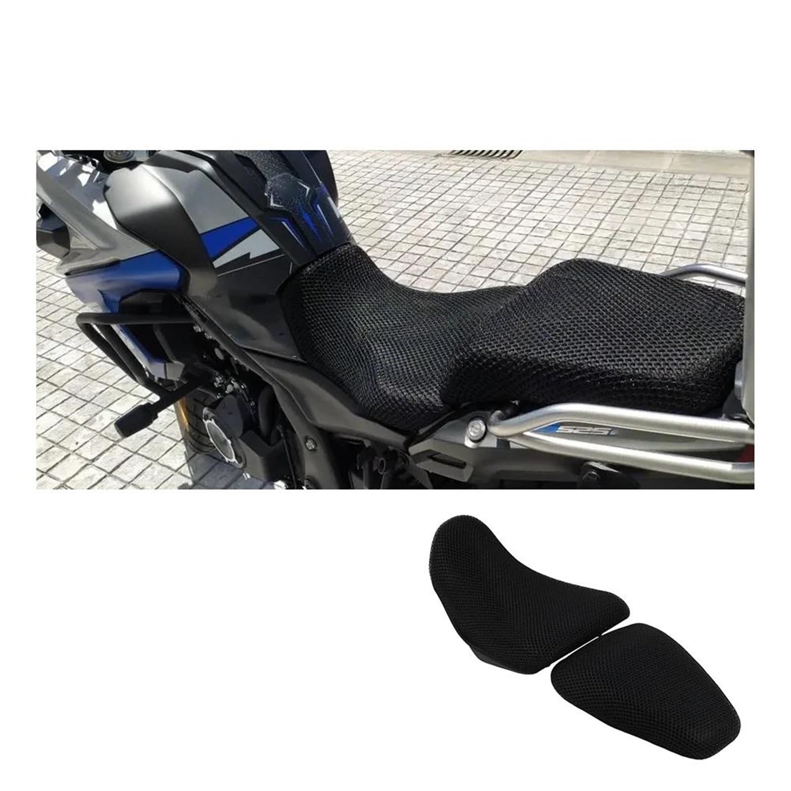 YZCSYBBF Motorrad Sonnencreme Thermische Schutz Wache Sitzkissen Abdeckung Für Loncin VOGE DS525 DS525 VOGE 525DSX DS525X 2024 von YZCSYBBF