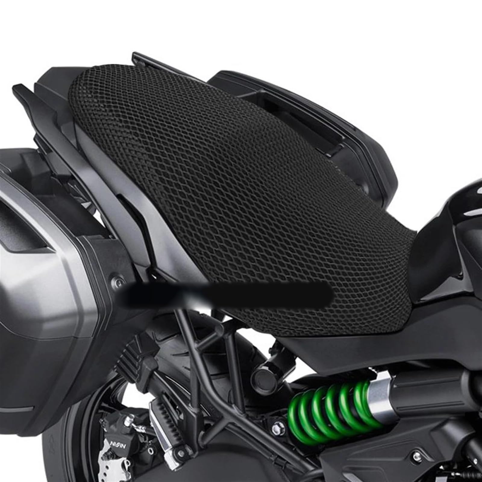 YZCSYBBF Motorradzubehör Schutzkissen Sitzbezug für Kawasaki für Versys 650 Nylongewebe Sattelsitzbezug von YZCSYBBF