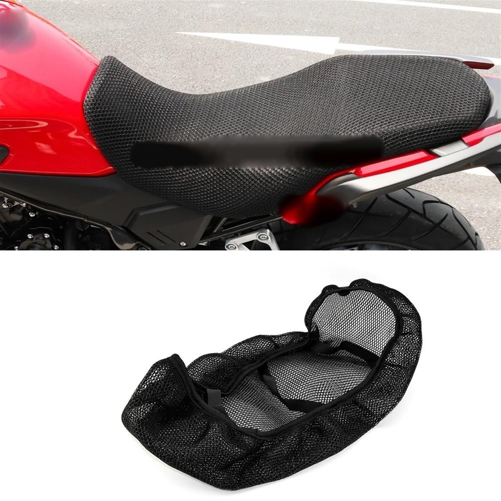 YZCSYBBF NX 500 400 NX500 NX400 Sattel aus Nylongewebe, atmungsaktiv, Sitzbezug, Motorradzubehör, Schutzkissen, Sitzbezug von YZCSYBBF