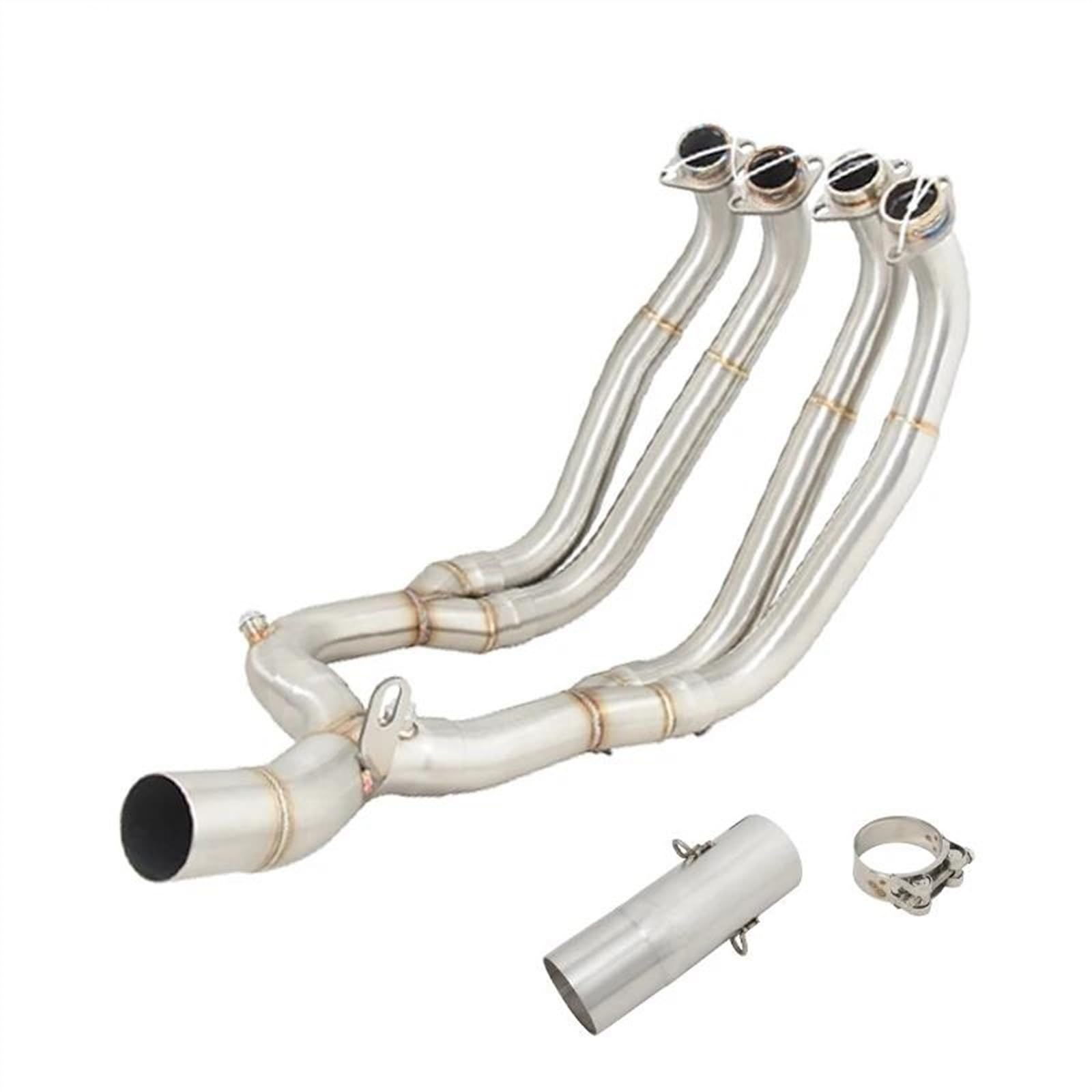 YZITSRQ Für CB1000R 2019 2020 2021 2022 2023 Motorradauspuff Espace Front Link Pipe Motorradauspuffrohr Auspuffanlage Schalldämpfer Motorrad-Auspuffrohr(1) von YZITSRQ