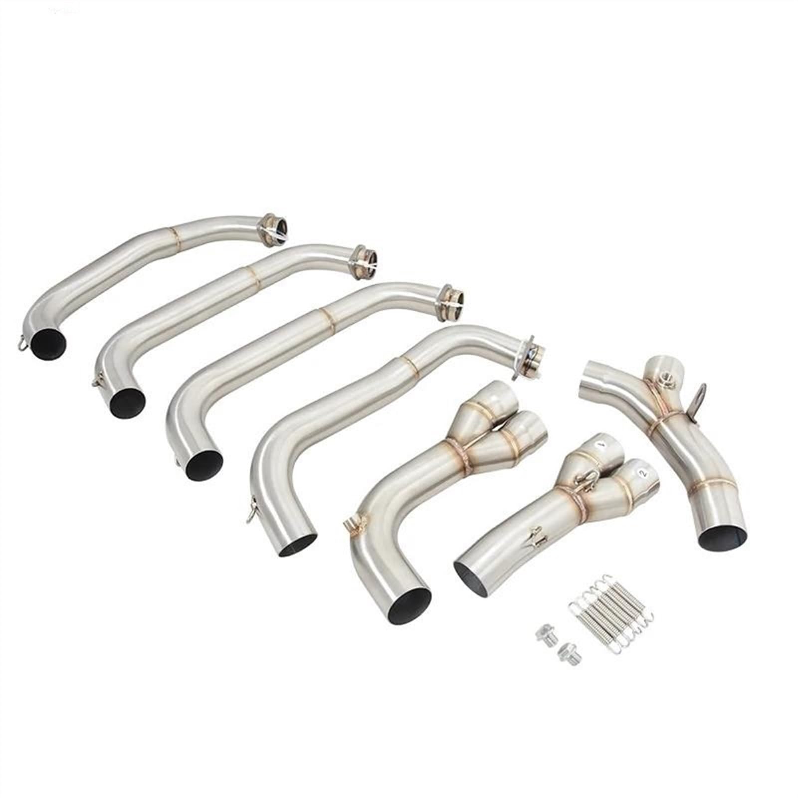 YZITSRQ Für CB1000R 2019 2020 2021 2022 2023 Motorradauspuff Espace Front Link Pipe Motorradauspuffrohr Auspuffanlage Schalldämpfer Motorrad-Auspuffrohr(2) von YZITSRQ