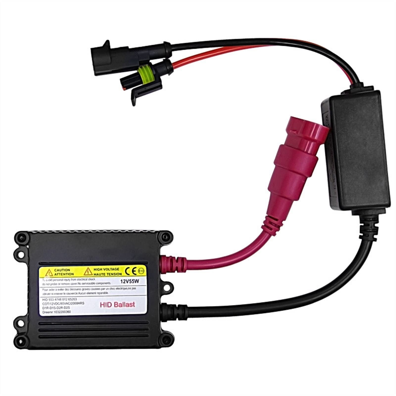 YZSM 35W 55W Xenon Ballast HID Slim Ballast Für H7 H4 Xenons H1 H13 Zündeinheit Block Elektronische Umwandlung Digitale Slim Ballasts (Color : 2 Pcs 55W) von YZSM