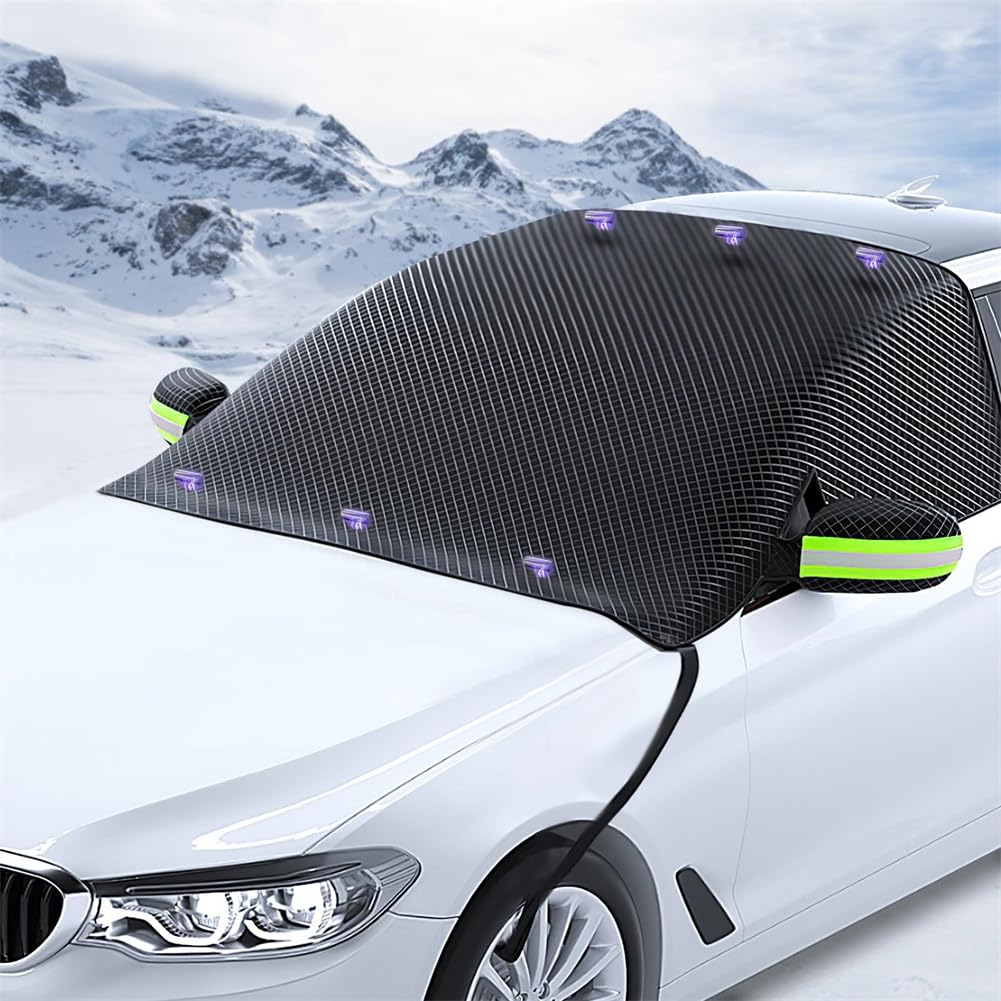 Auto Windschutzscheiben Abdeckung für MG MG Navigators 2020-, Schneedecke - Windschutzscheiben-Frostschutzhülle Windschutzscheibenabdeckung Zubehör,B/Green von YZYLYW