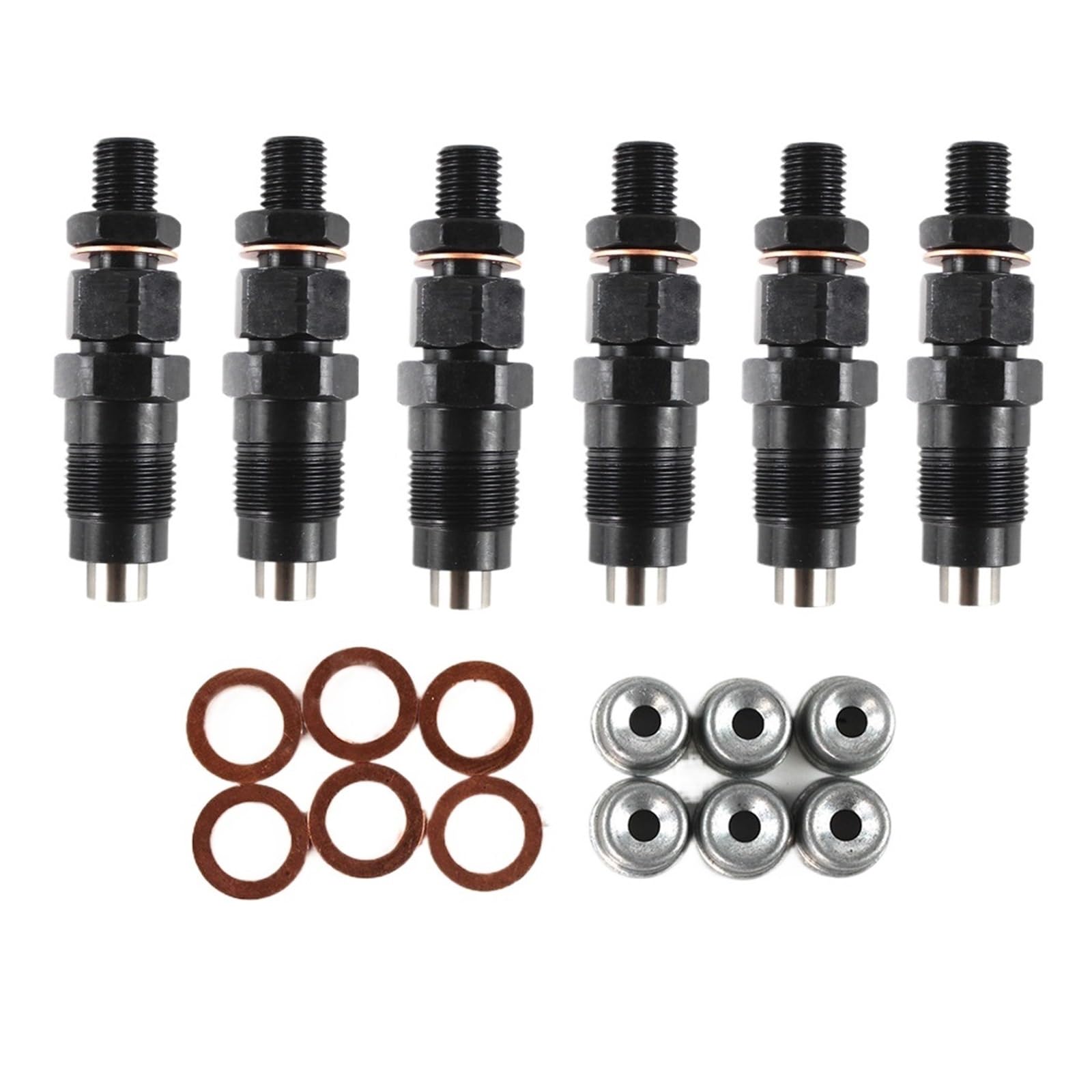 6PCS Diesel Kraftstoff Injektor Kit Kompatibel for Nissan Patrol GU Y61 TD42 TD42T Kraftstoff Injektor Düse Motor Teile von YaLiYa