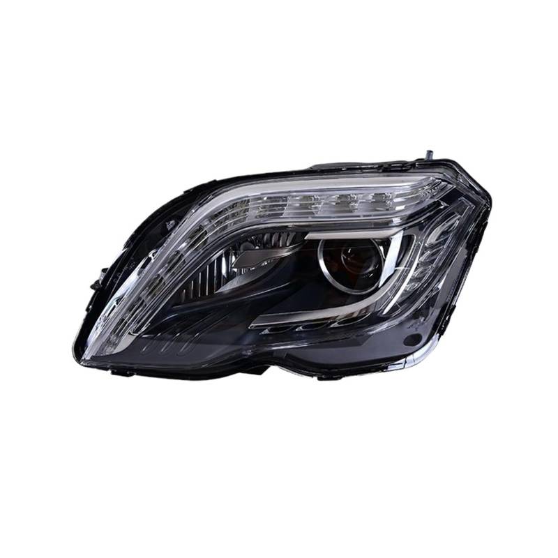 Auto-Frontleuchte, kompatibel mit Mercedes Benz GLK GLK200 GLK260 GLK300 2013–2015, modifizierte LED-Tagfahrlicht-Scheinwerferbaugruppe mit hoher Konfiguration(Low beam LED) von YaLiYa