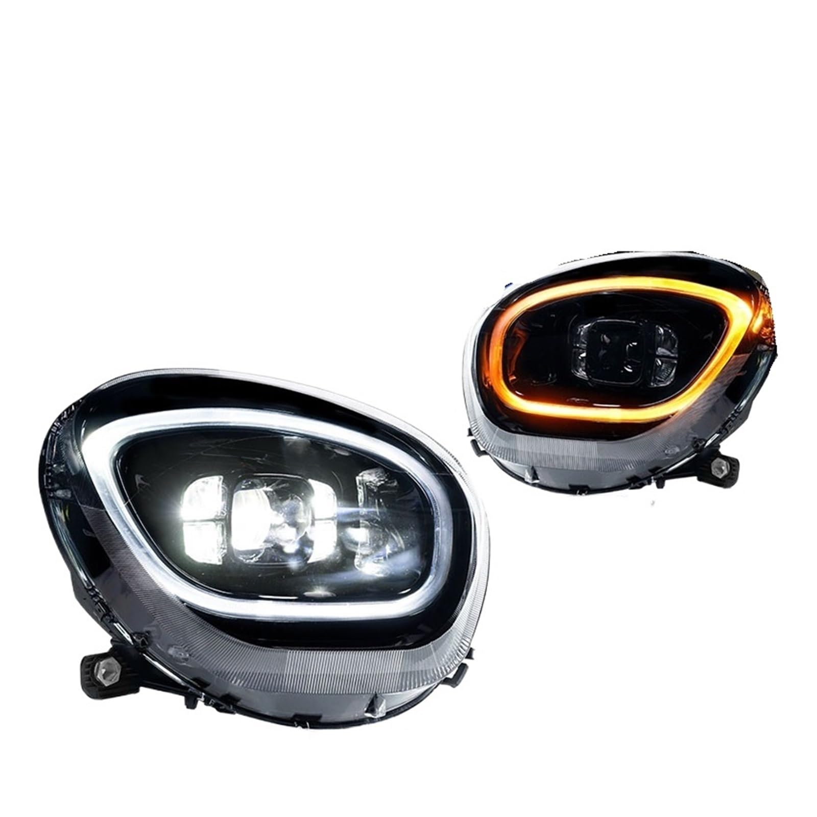 Auto RGB Kopf Lampe for Mini R60 LED Scheinwerfer 2010-2016 Countryman Projektor Objektiv DRL Hallo/Abblendlicht signal Automotive Zubehör von YaLiYa