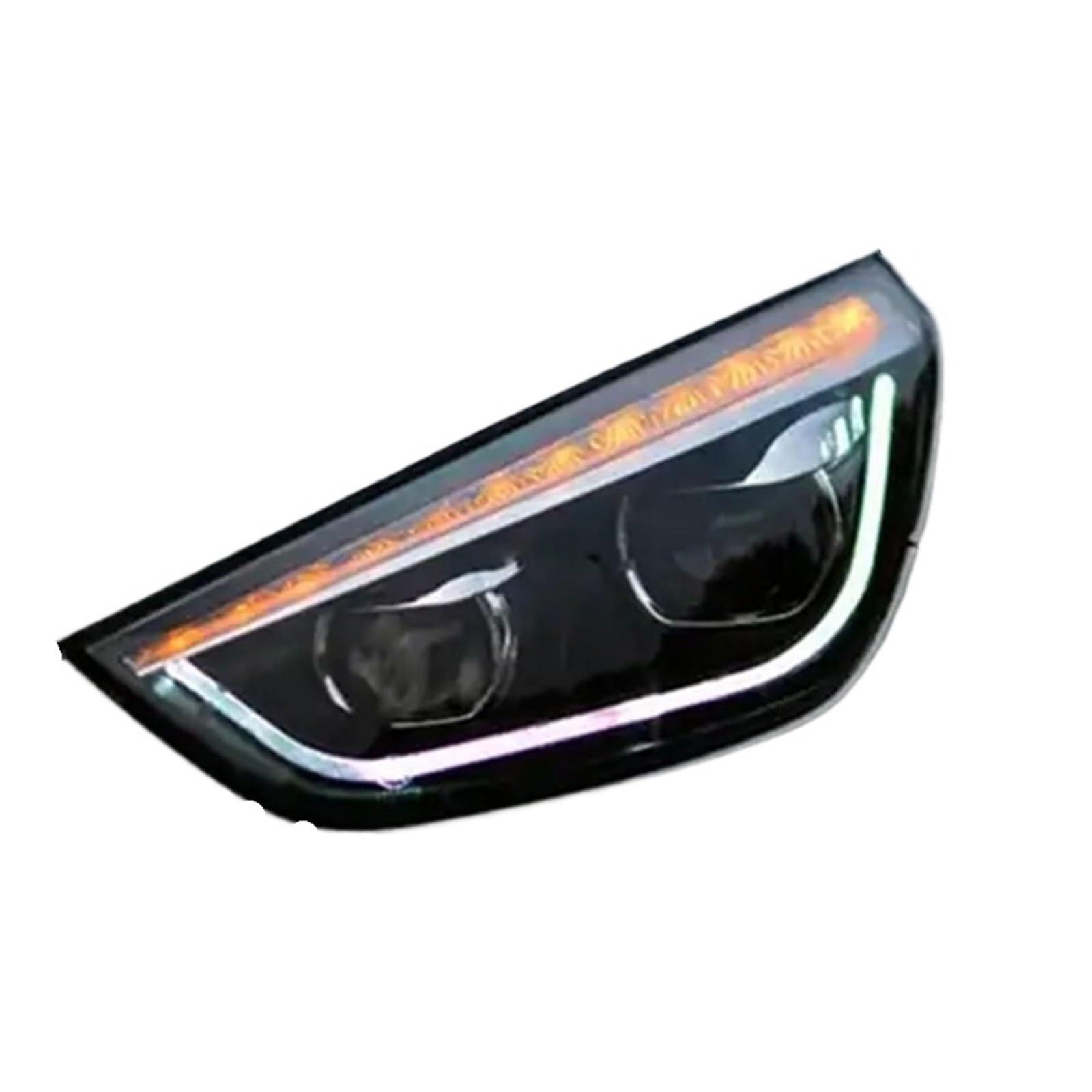 Auto Styling Kompatibel for Hyundai IX35 Scheinwerfer 2009-2017 IX35 Kopf Lichter DRL Blinker Fernlicht Projektor objektiv von YaLiYa