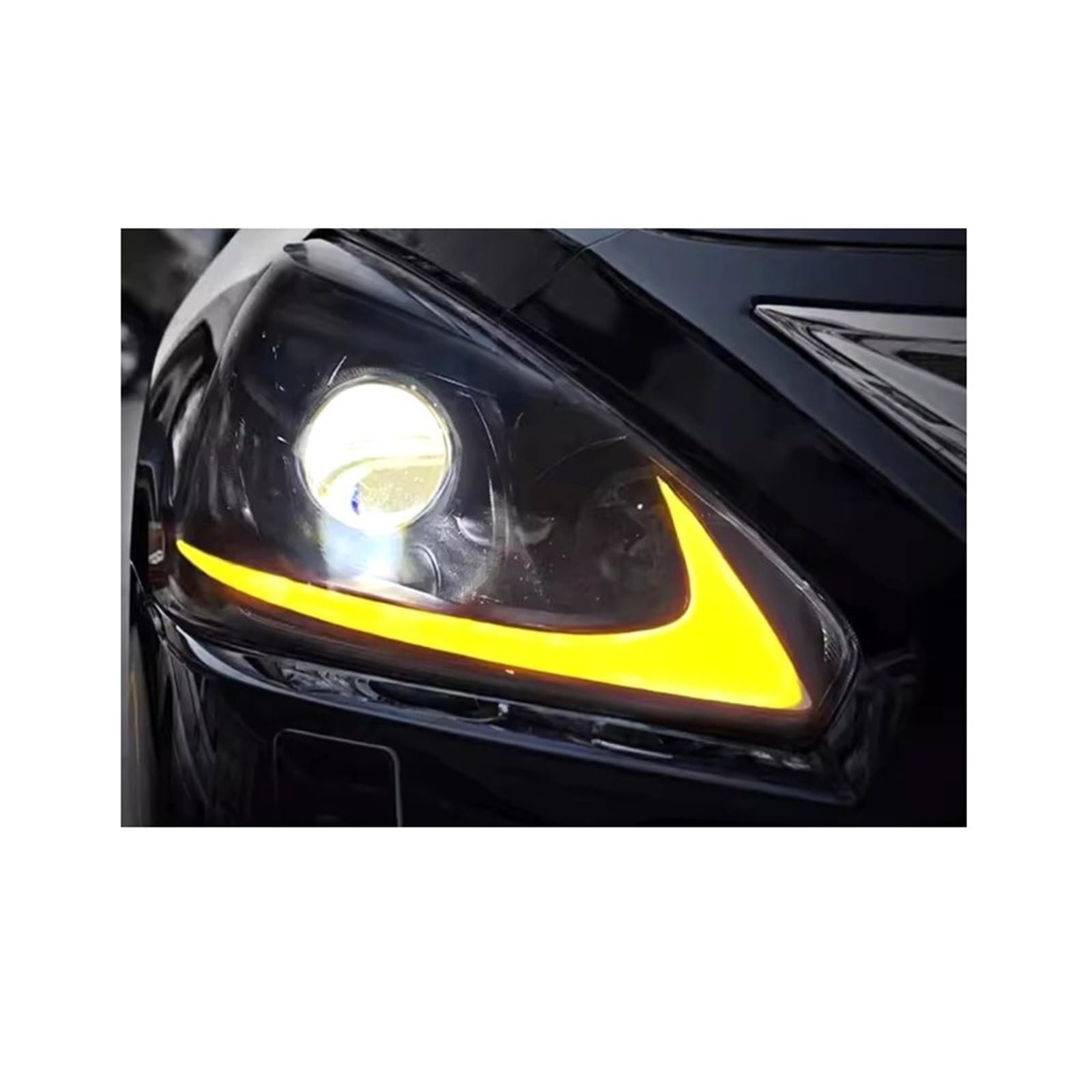 Auto Styling for Kopf Lampe Kompatibel for Nissan Teana Scheinwerfer 2013-2015 Scheinwerfer Altima DRL Blinker High-strahl Angel Eye Projekt von YaLiYa